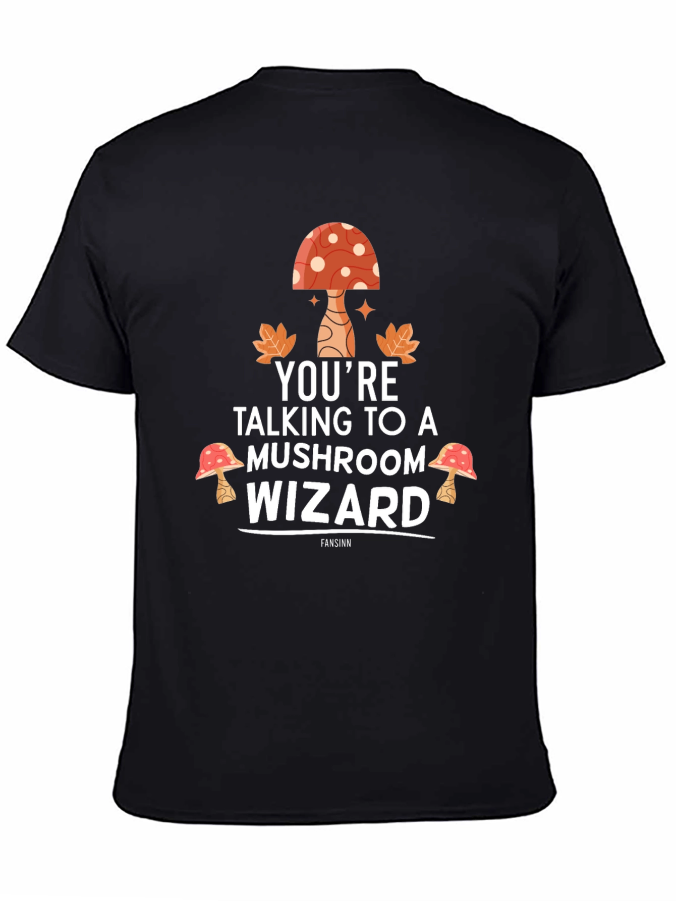 Mushroom Wizard Graphic T-Shirt - Unisex Cotton Tee