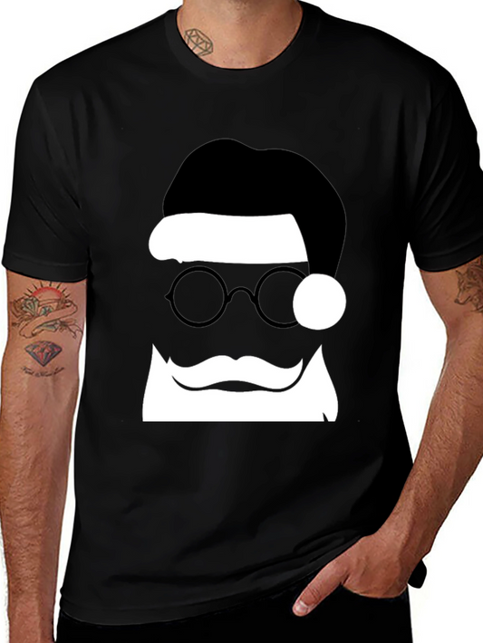 Santa Silhouette Tee - Holiday Style