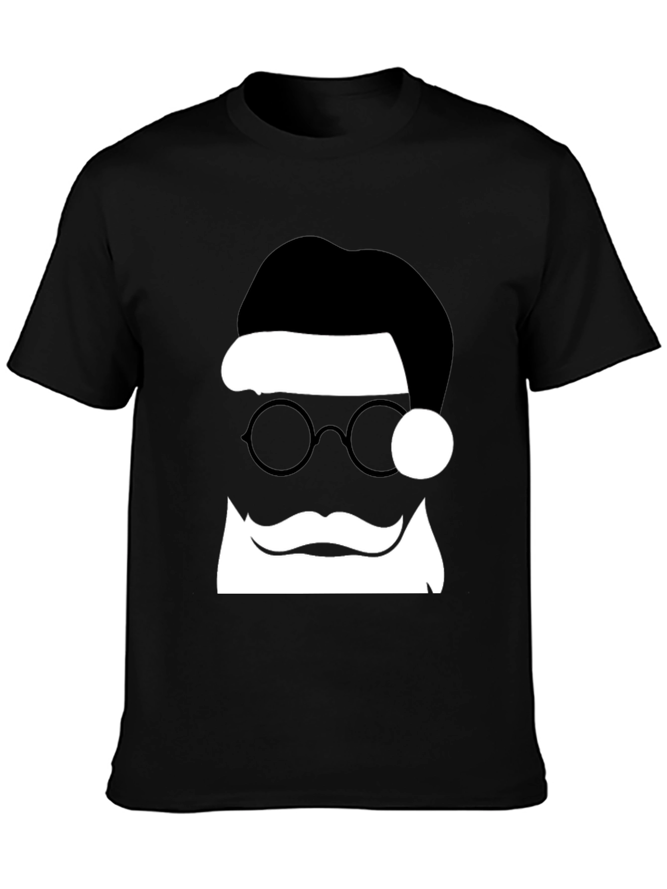 Santa Silhouette Tee - Holiday Style