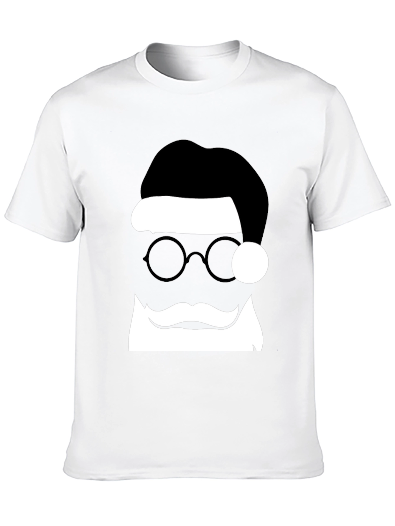 Santa Silhouette Tee - Holiday Style