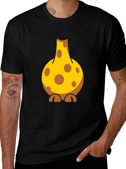 Cartoon Giraffe T-Shirt - Fun Novelty Design