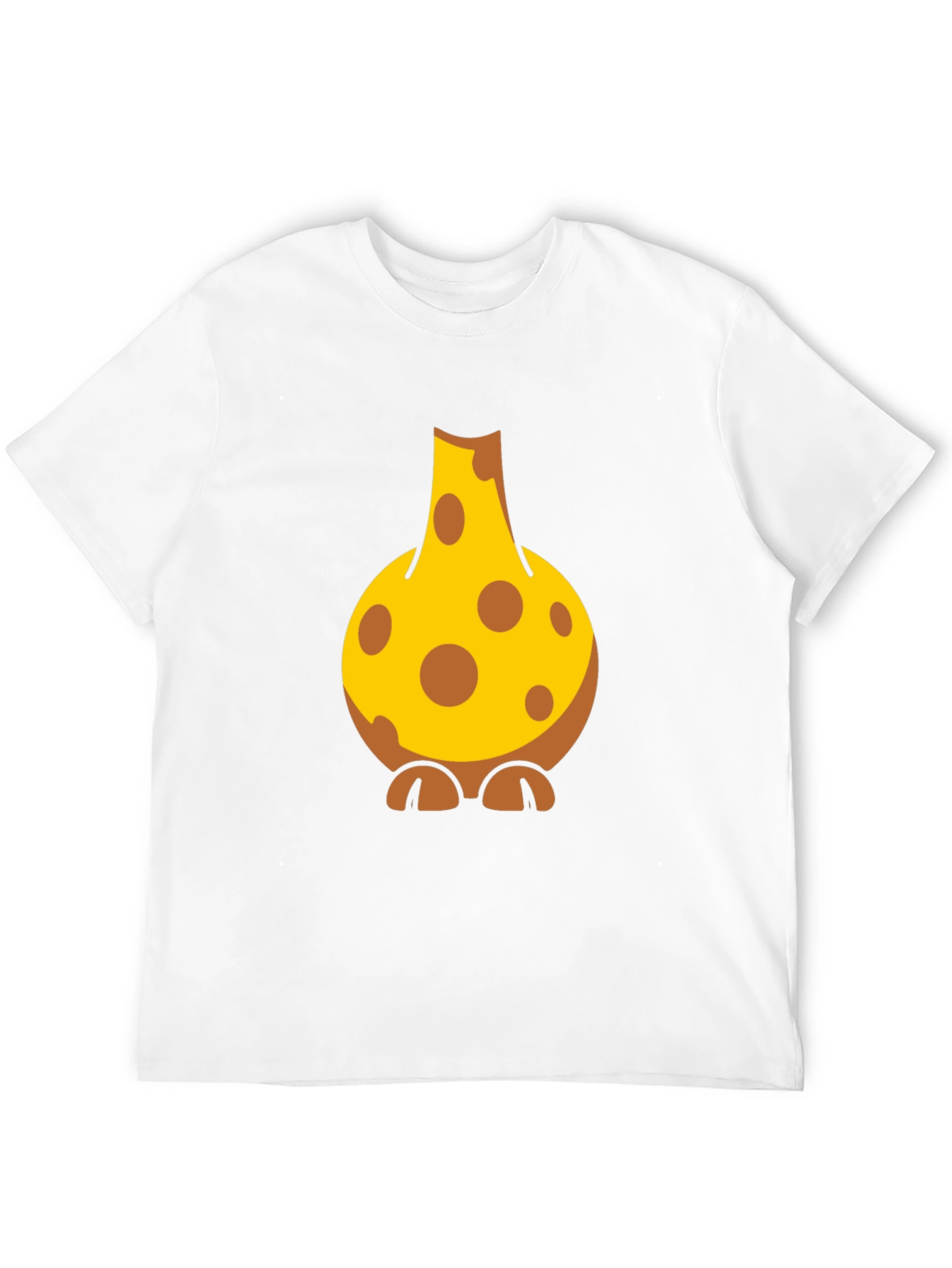 Cartoon Giraffe T-Shirt - Fun Novelty Design