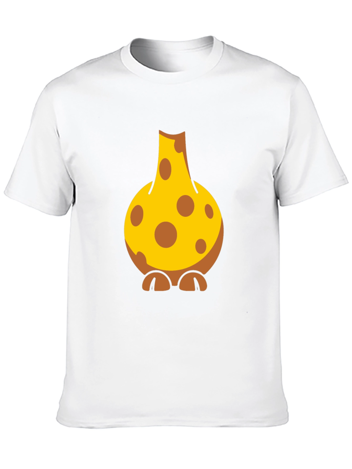 Cartoon Giraffe T-Shirt - Fun Novelty Design