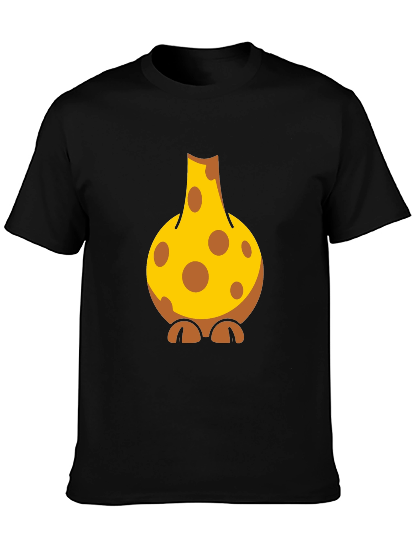 Cartoon Giraffe T-Shirt - Fun Novelty Design