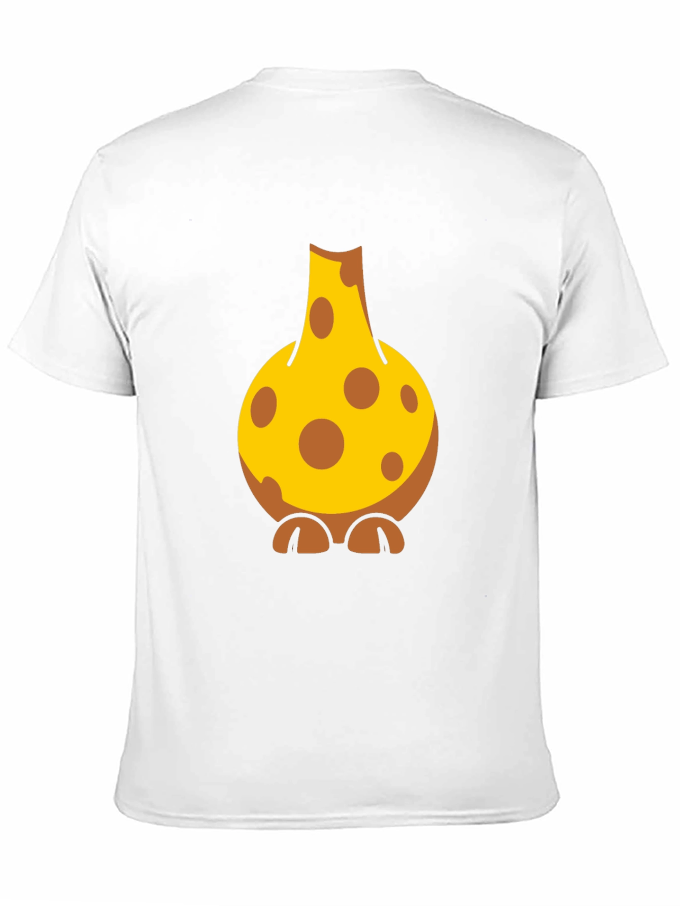 Cartoon Giraffe T-Shirt - Fun Novelty Design