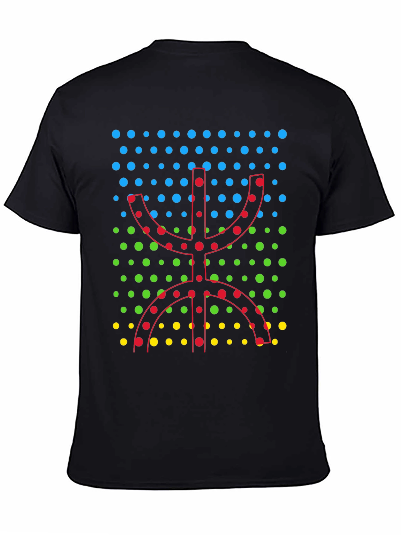 Amazigh Symbol Black T-Shirt
