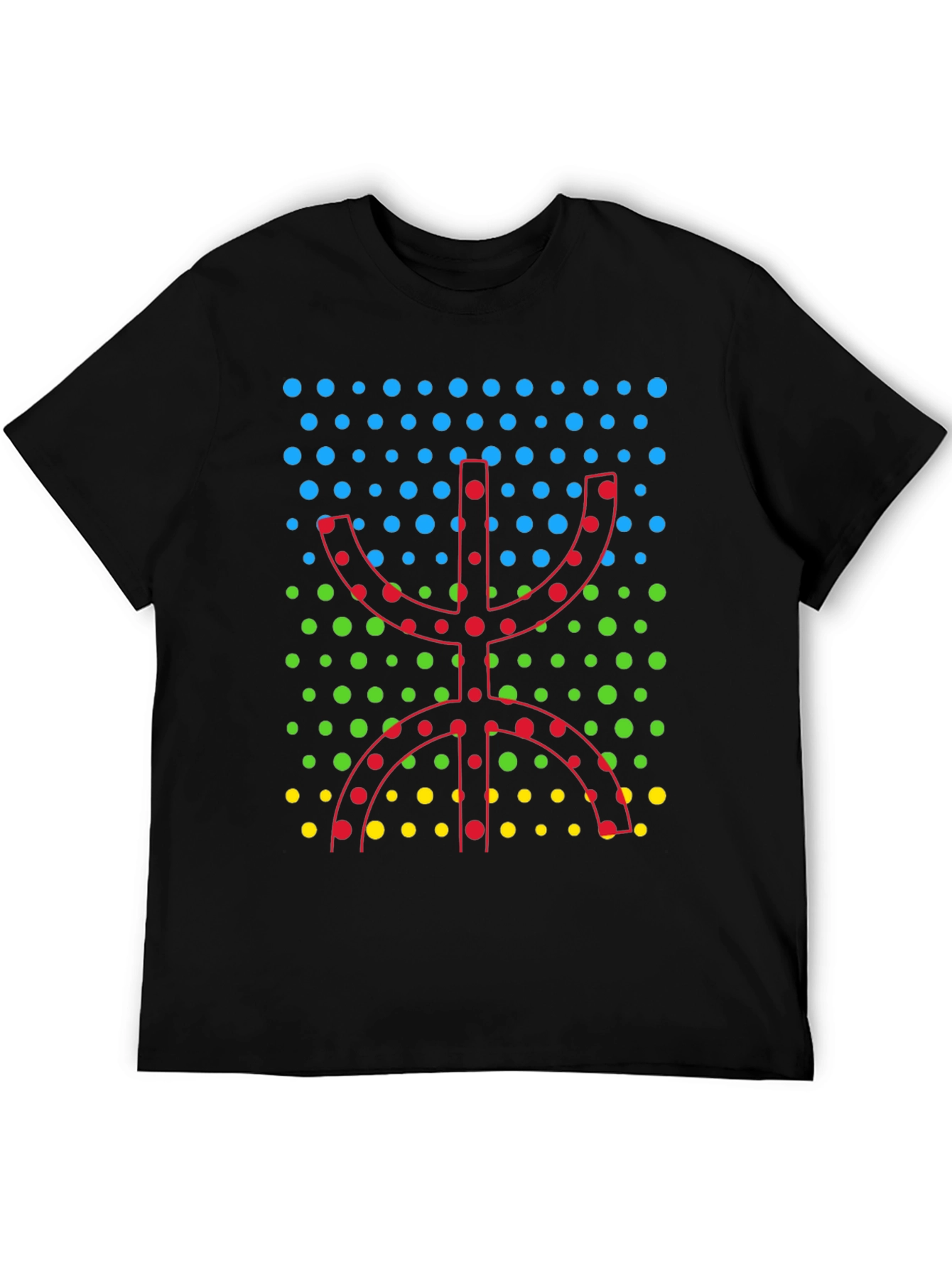 Amazigh Symbol Black T-Shirt