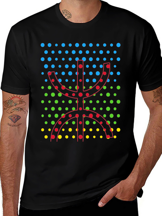 Amazigh Symbol Black T-Shirt