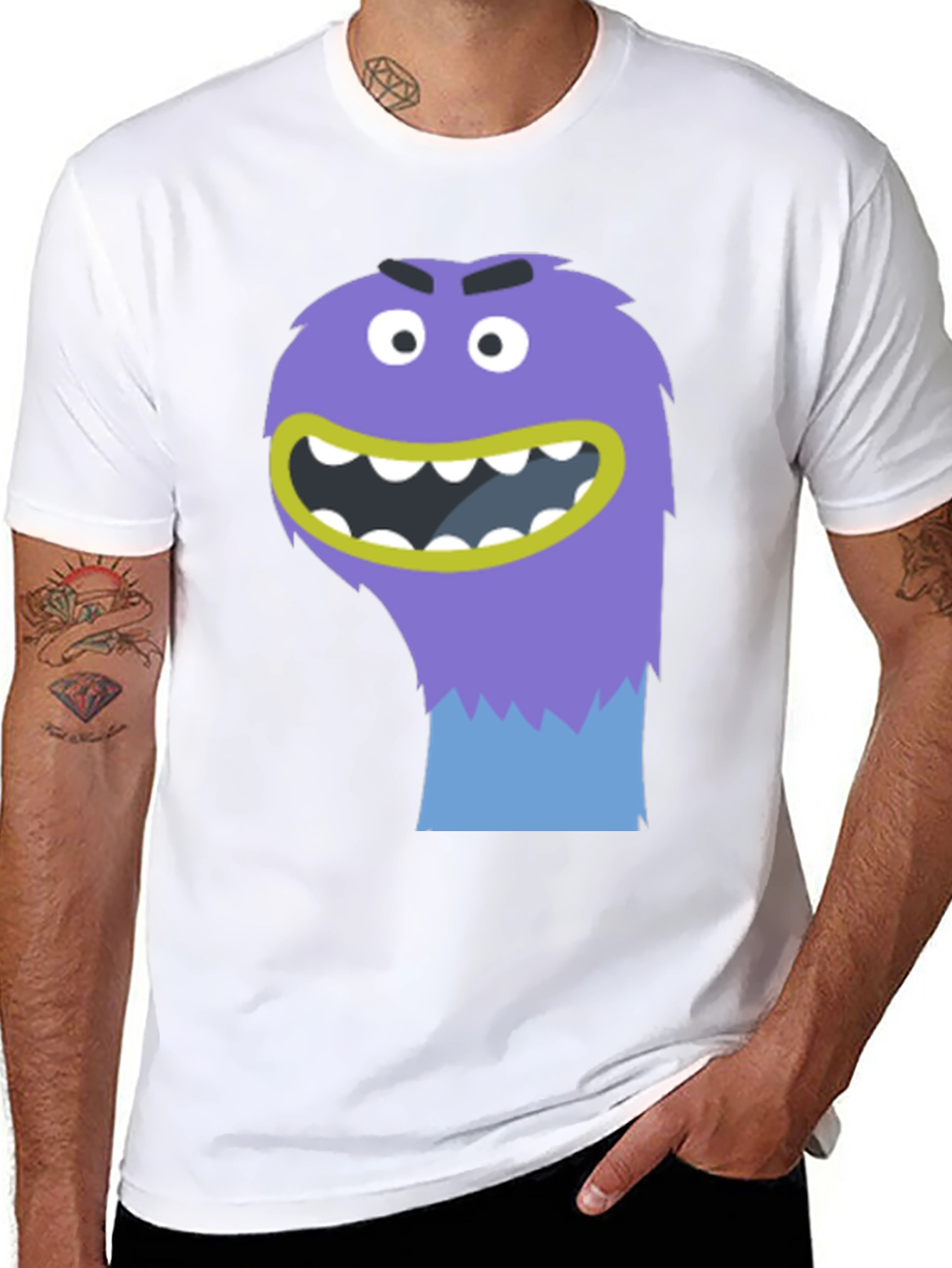 Monster Graphic Tee - Funky & Unique Design