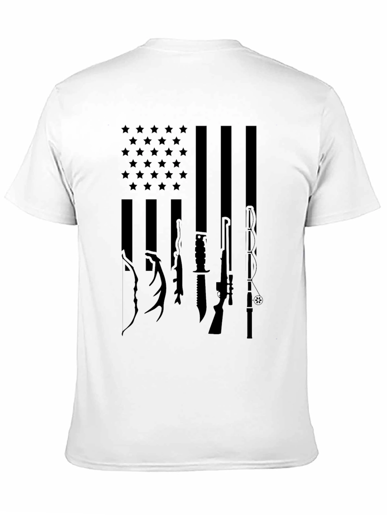 American Flag Hunter T-Shirt
