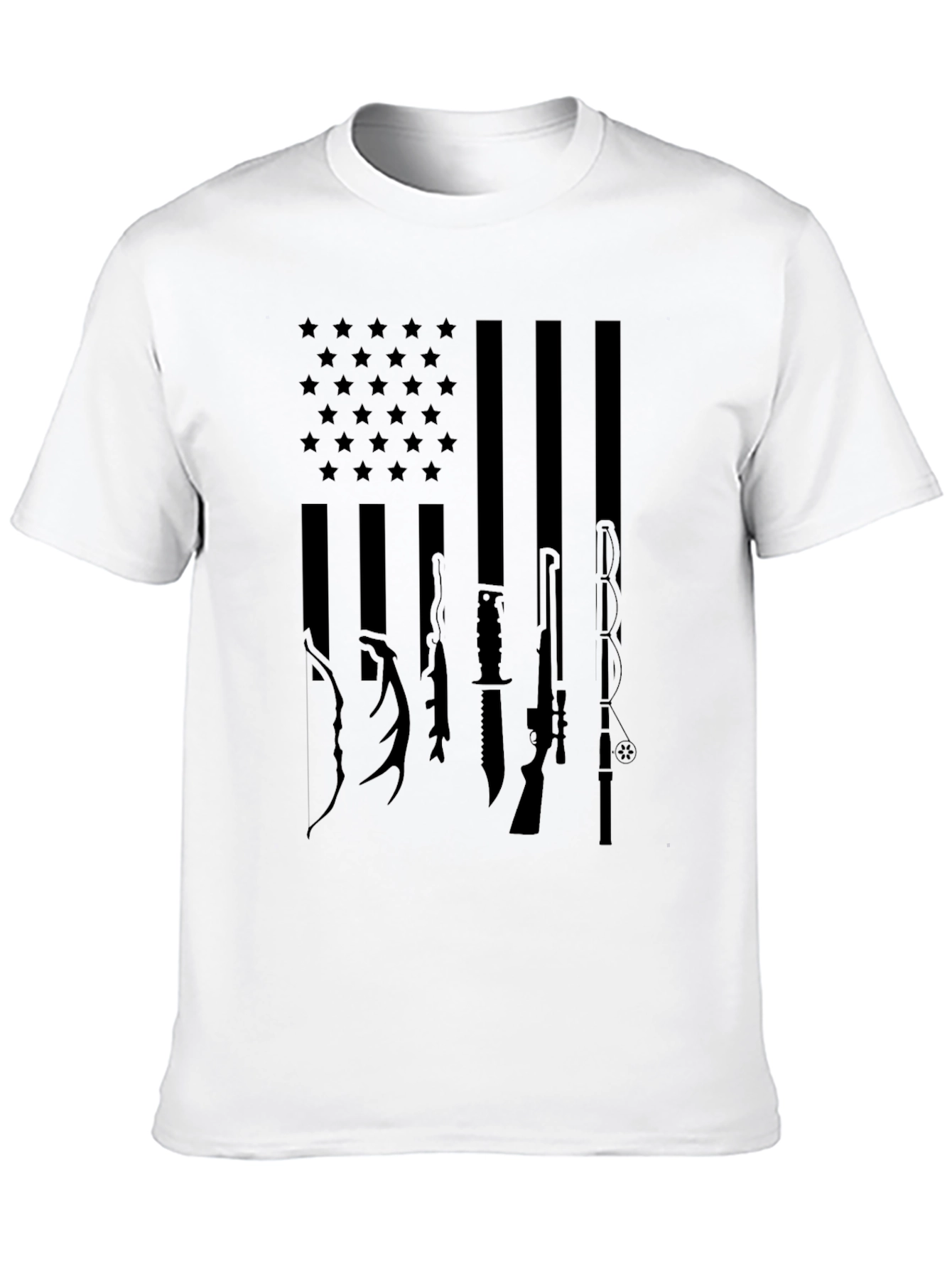 American Flag Hunter T-Shirt