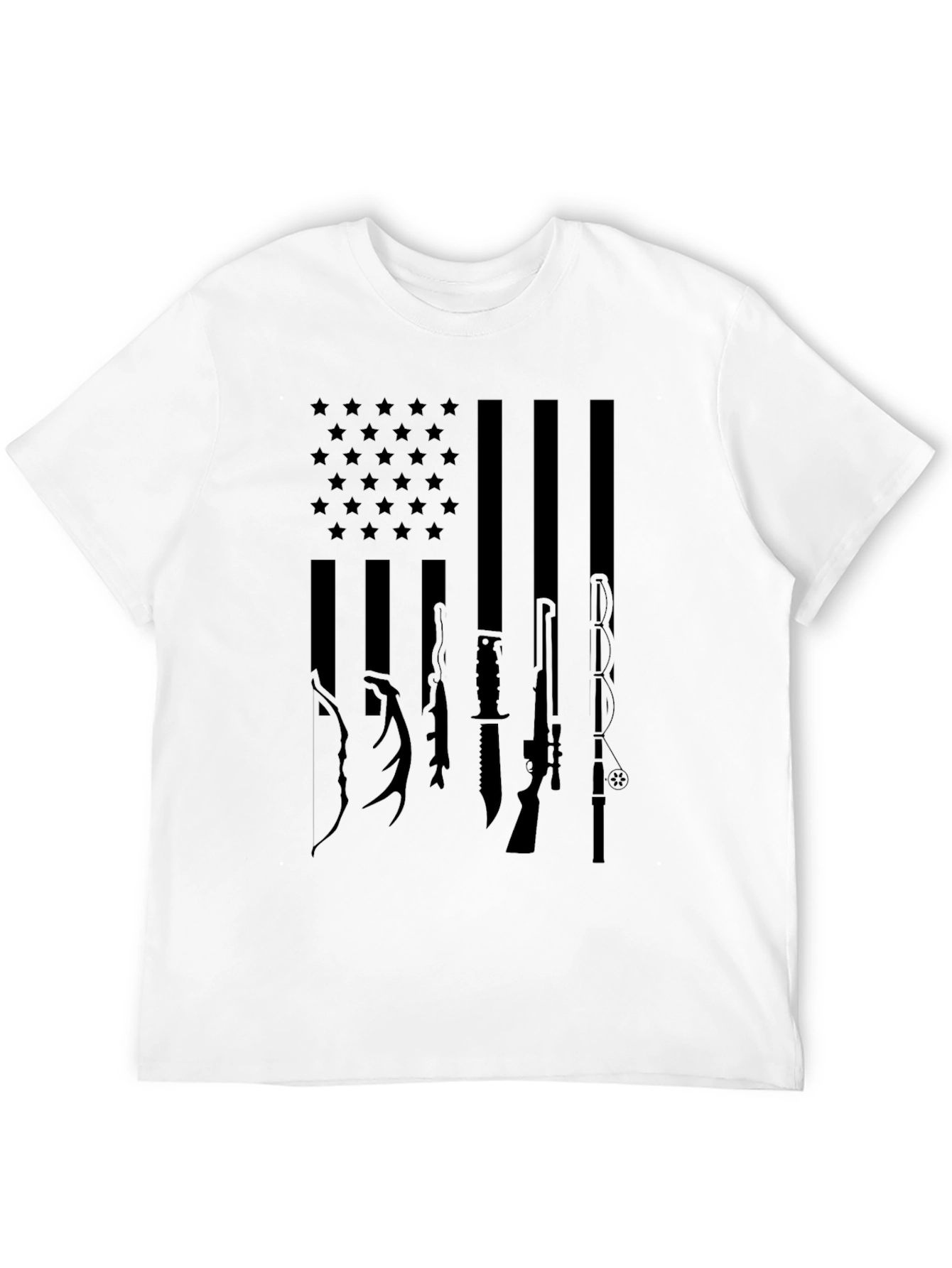 American Flag Hunter T-Shirt