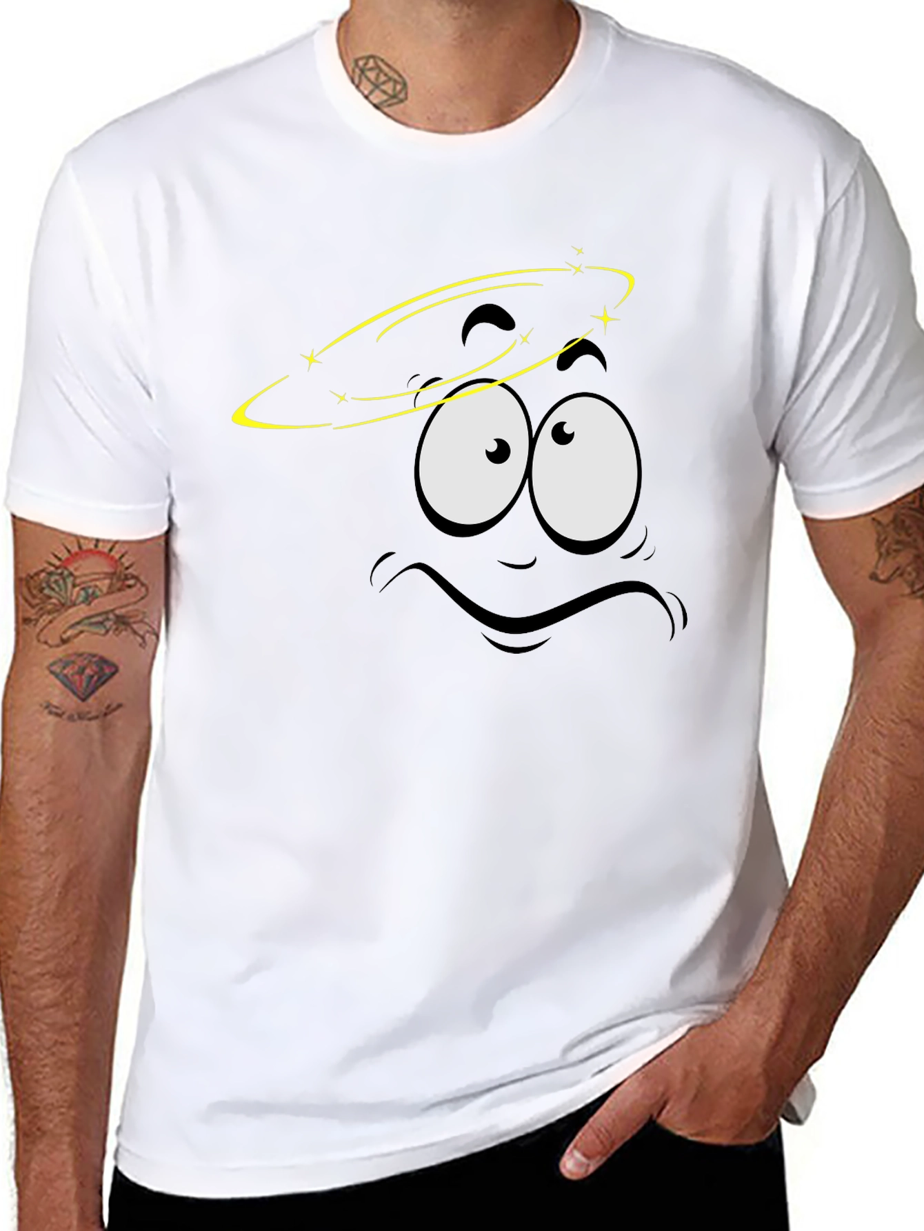 Dizzy Face Graphic T-Shirt - Soft Cotton Tee