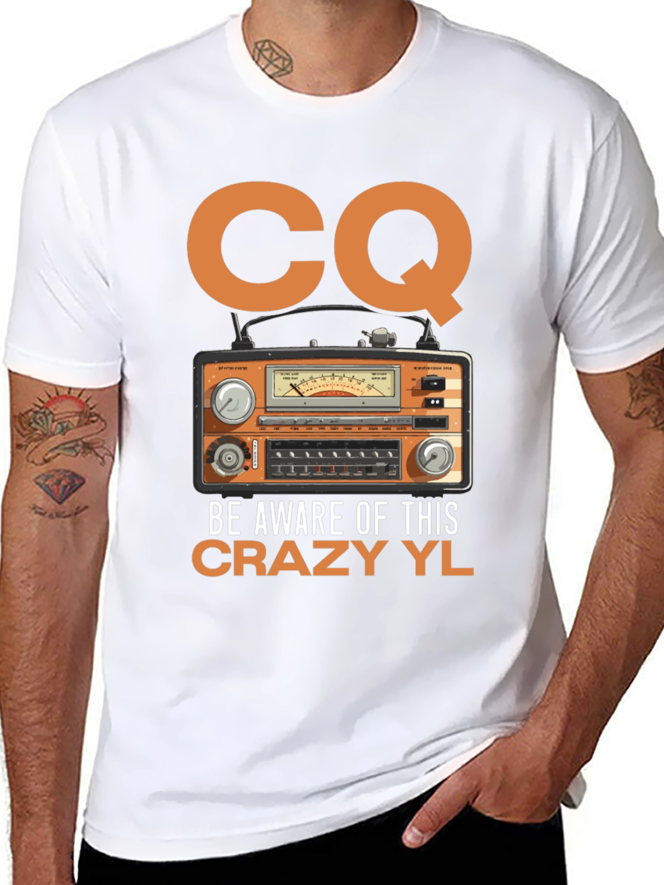 CQ Crazy YL Radio T-Shirt
