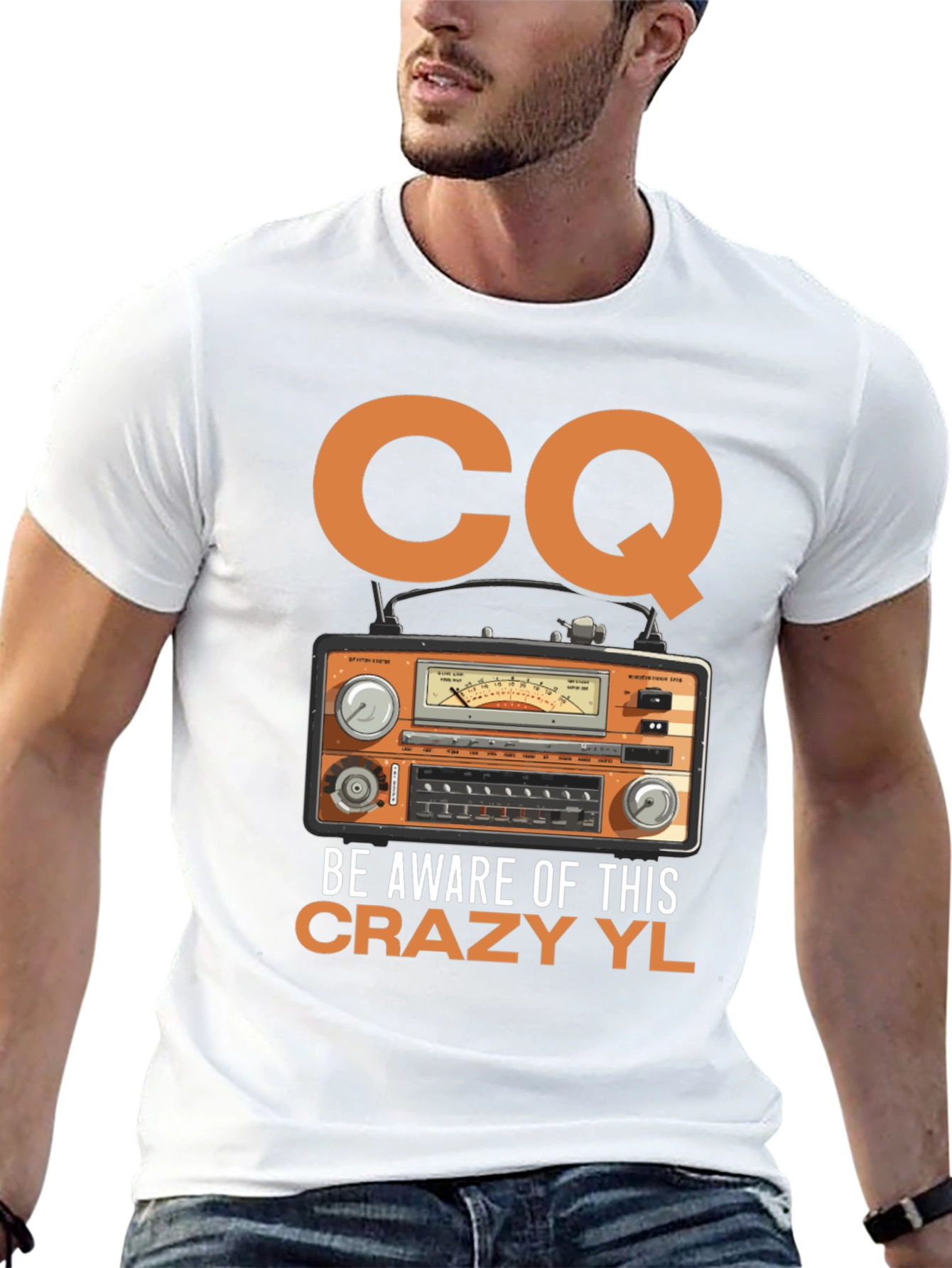 CQ Crazy YL Radio T-Shirt