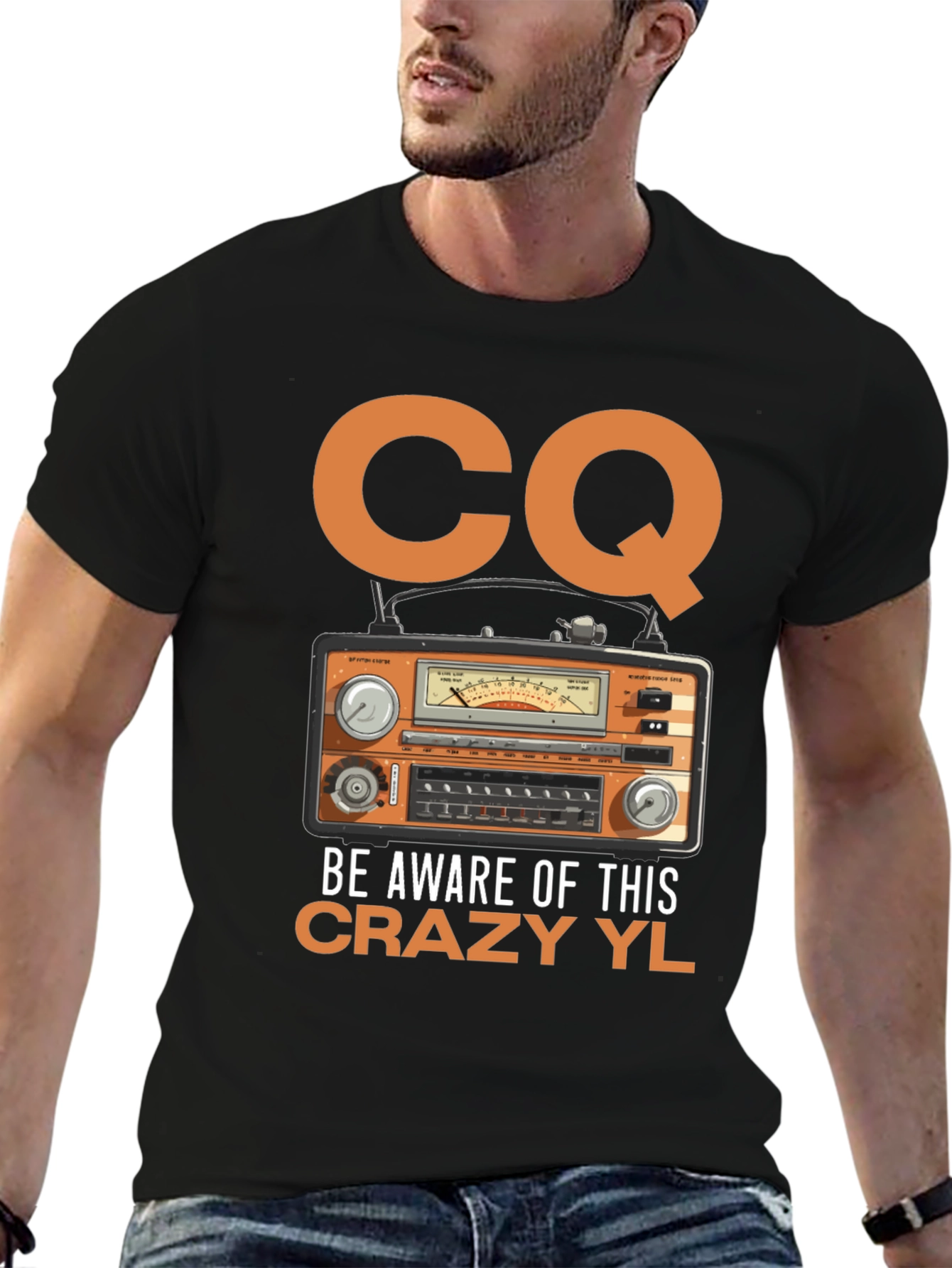 CQ Crazy YL Radio T-Shirt