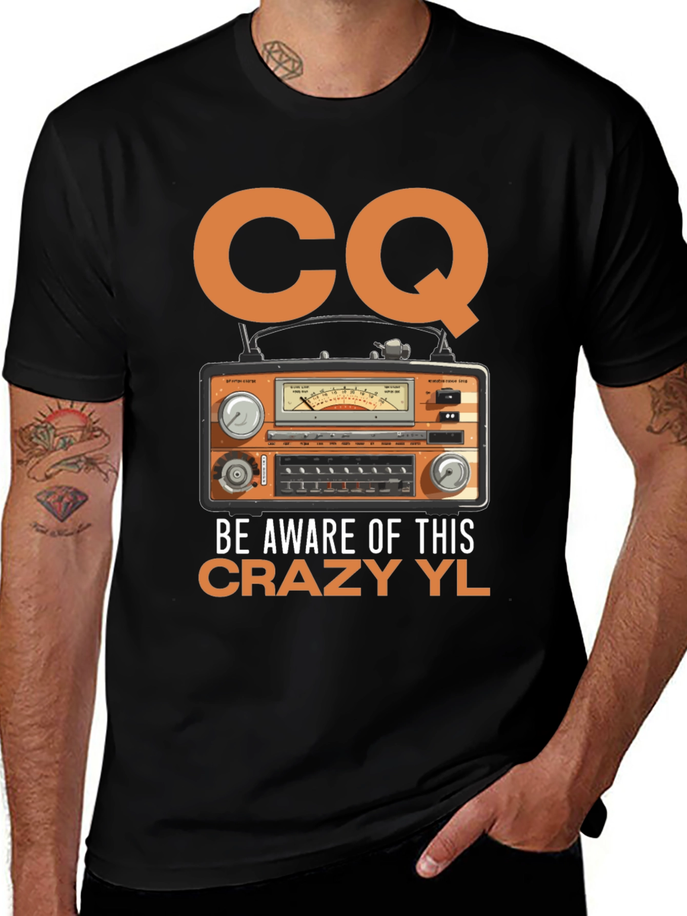 CQ Crazy YL Radio T-Shirt