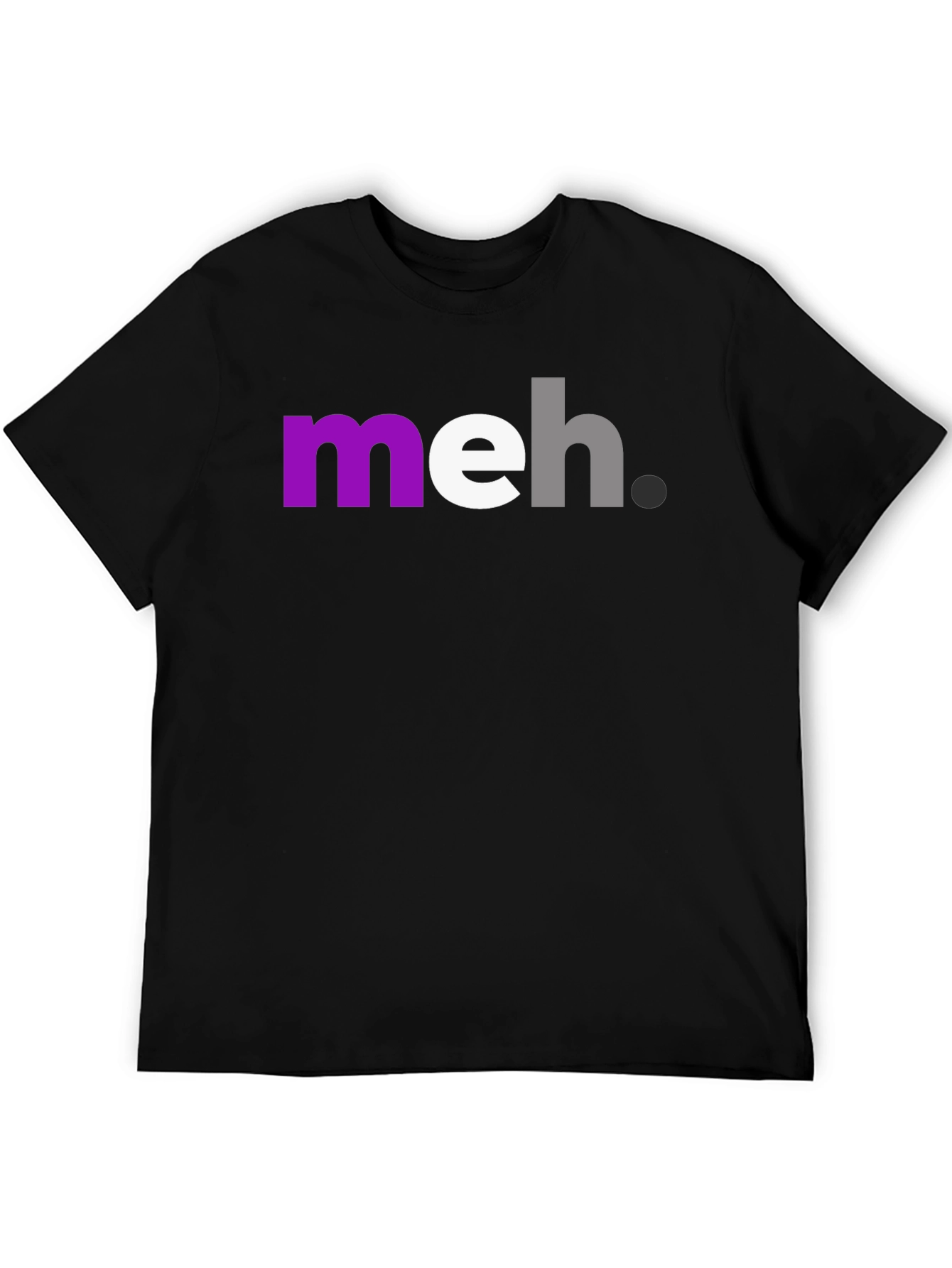 Meh. Graphic T-Shirt - Casual Crew Neck Tee