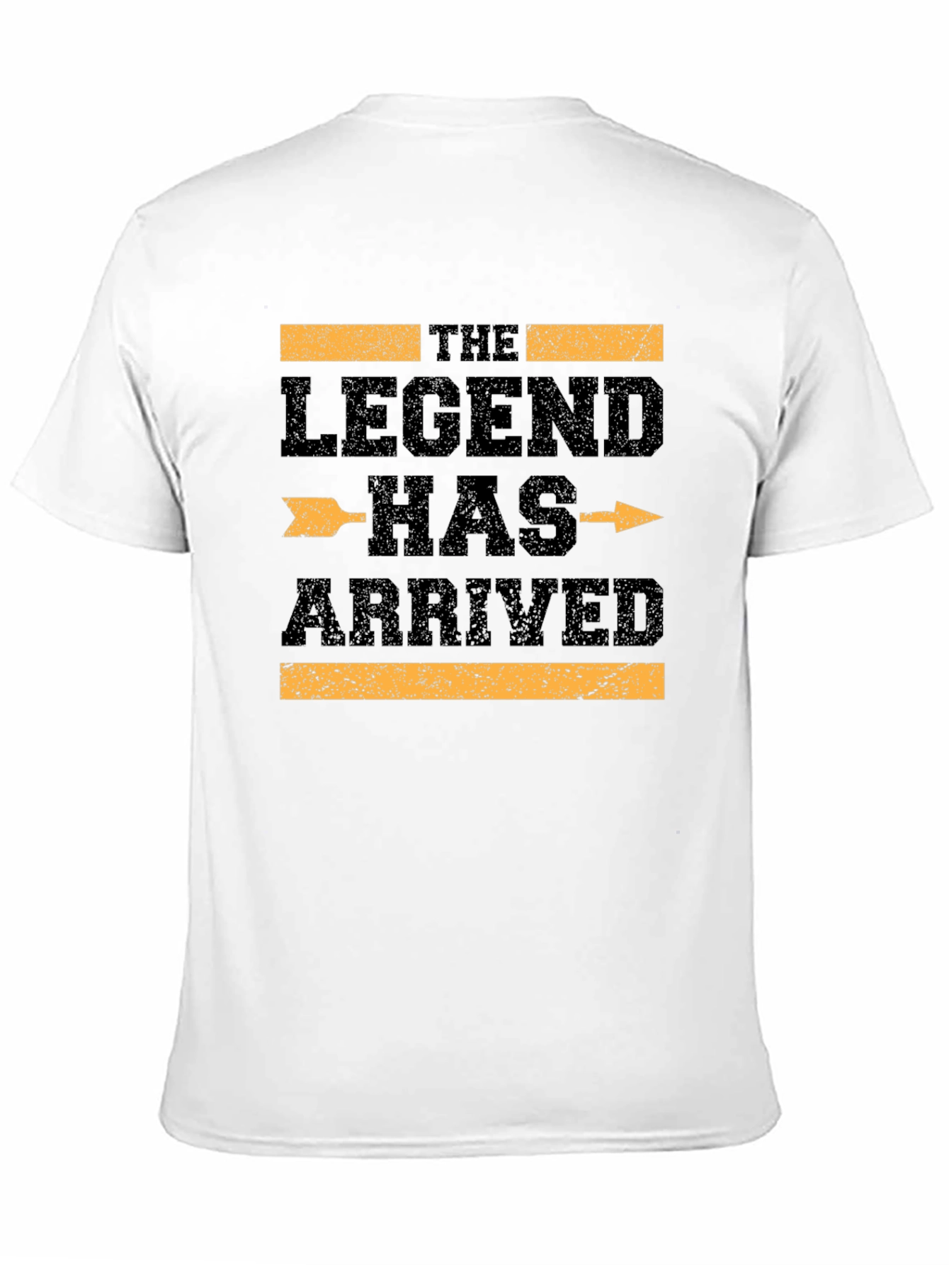 The Legend Has Arrived Black Graphic T-Shirt