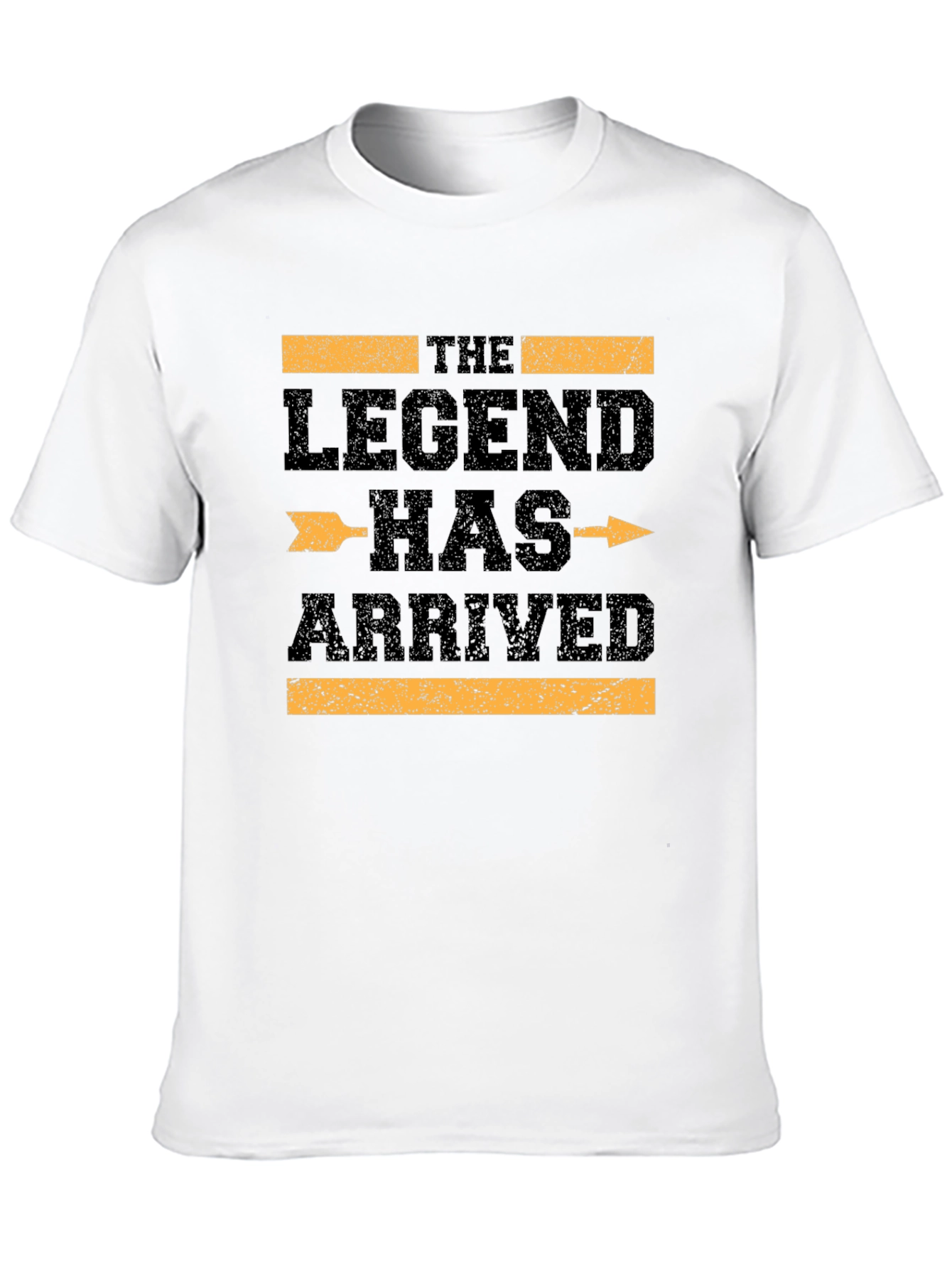 The Legend Has Arrived Black Graphic T-Shirt