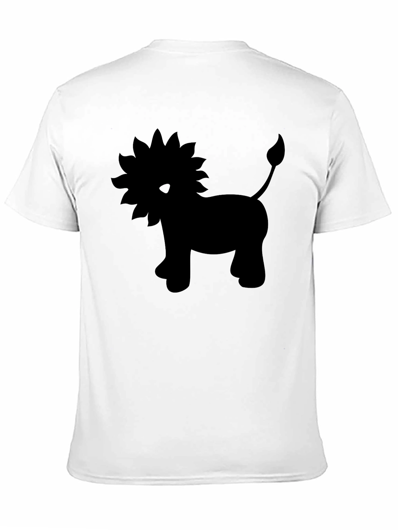 Black Lion Graphic Tee - Soft Cotton Blend