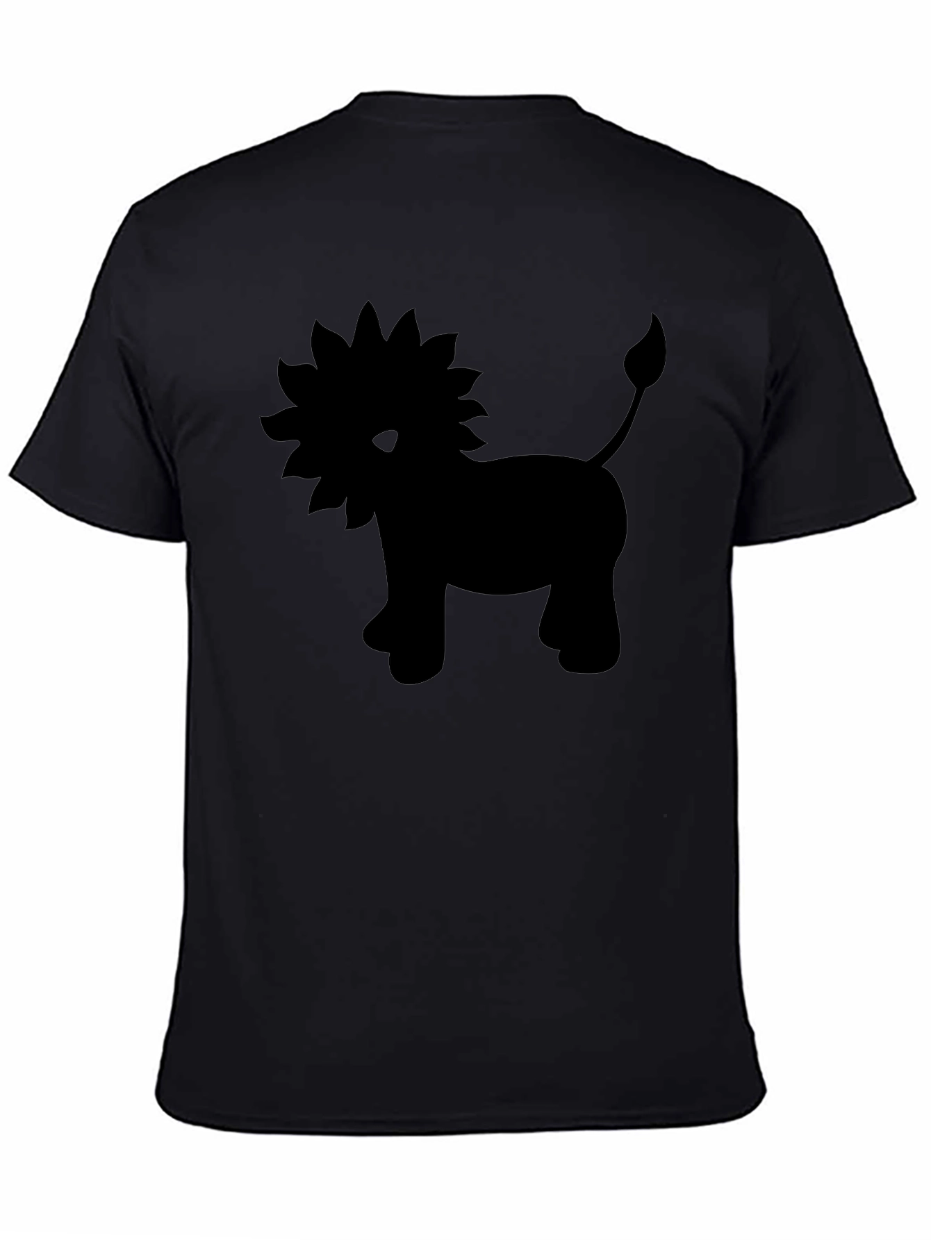 Black Lion Graphic Tee - Soft Cotton Blend