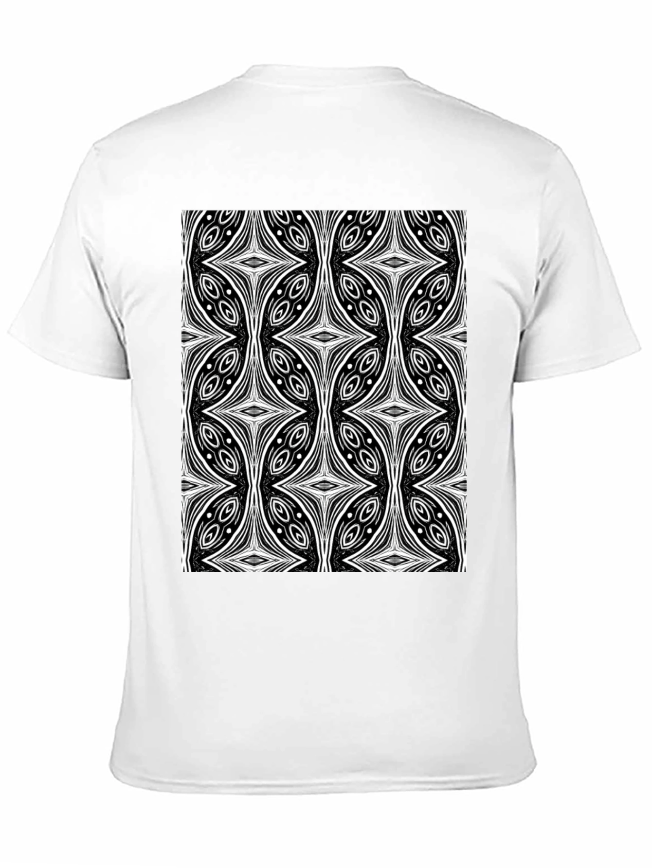 Abstract Black T-Shirt