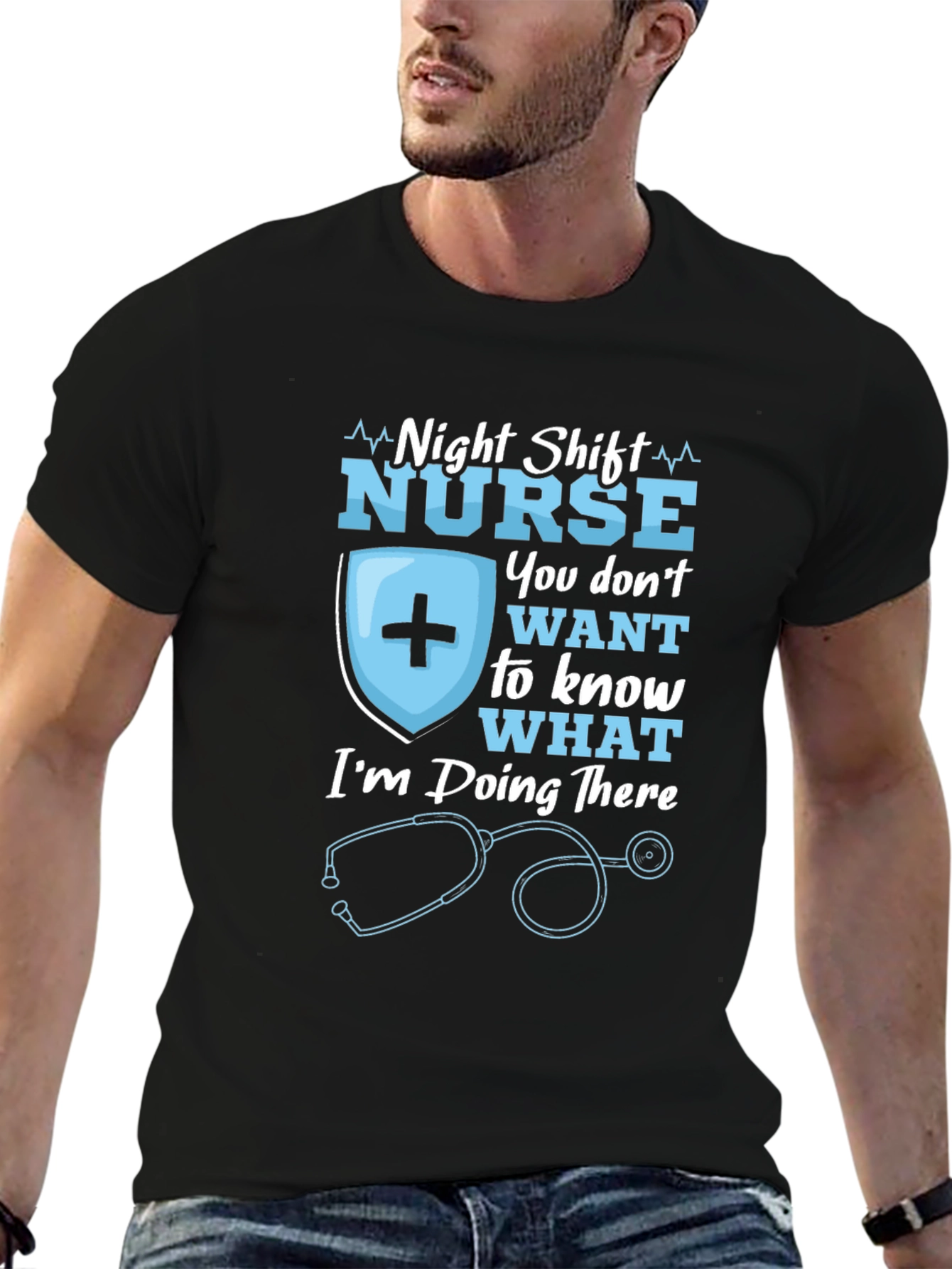 Night Shift Nurse T-Shirt - Funny Nursing Gift