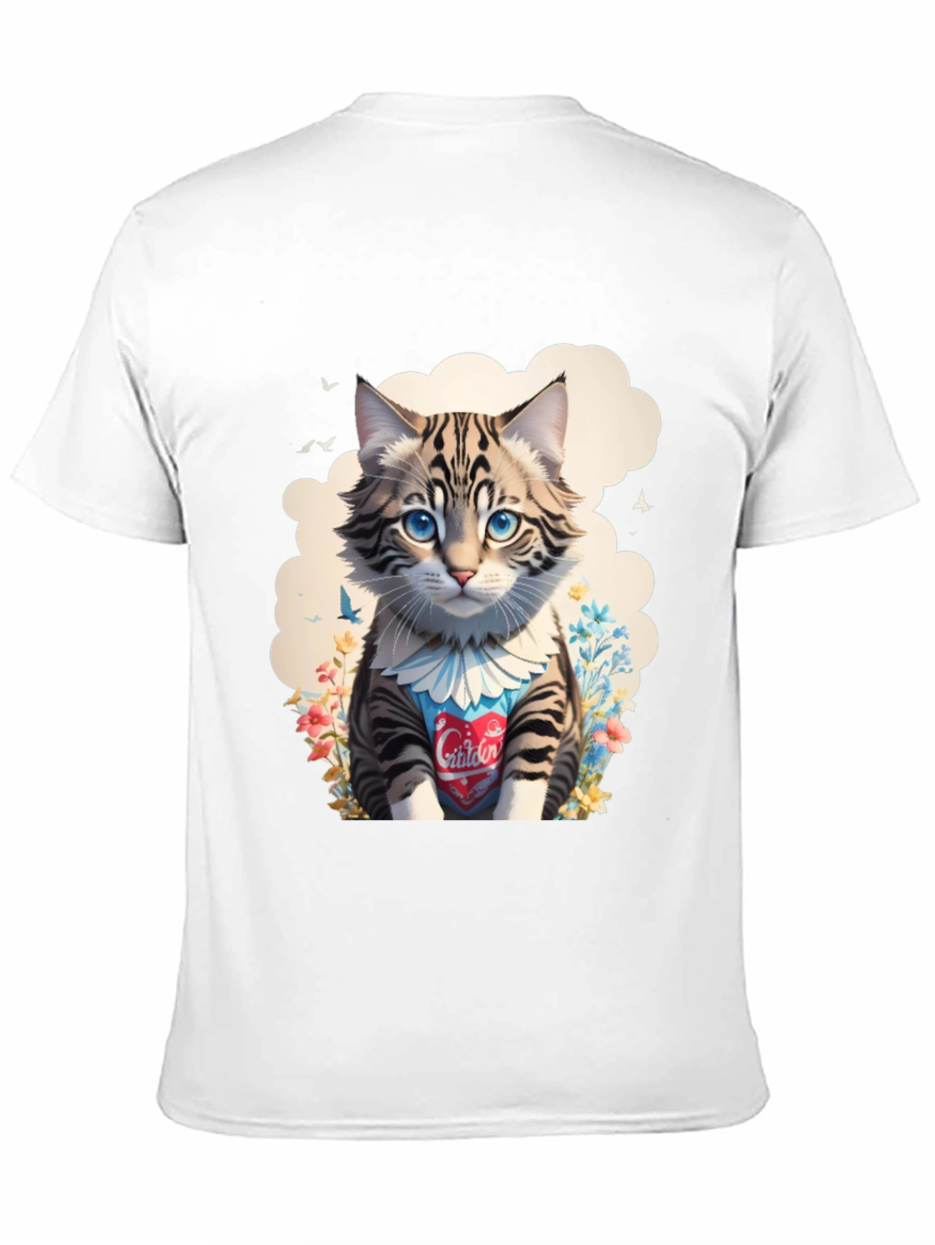 Cat Lover Tee: Cartoon Kitten Design