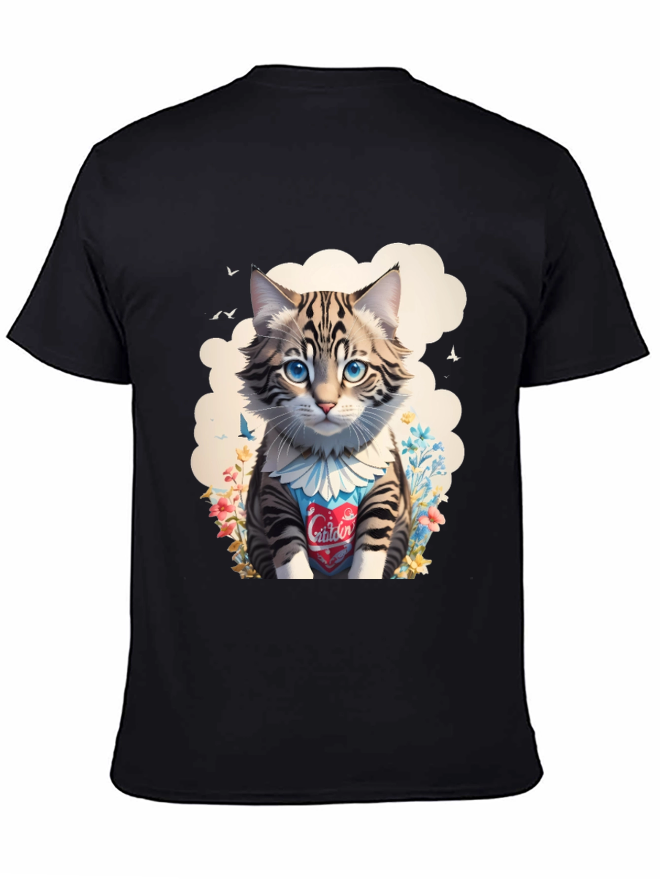 Cat Lover Tee: Cartoon Kitten Design