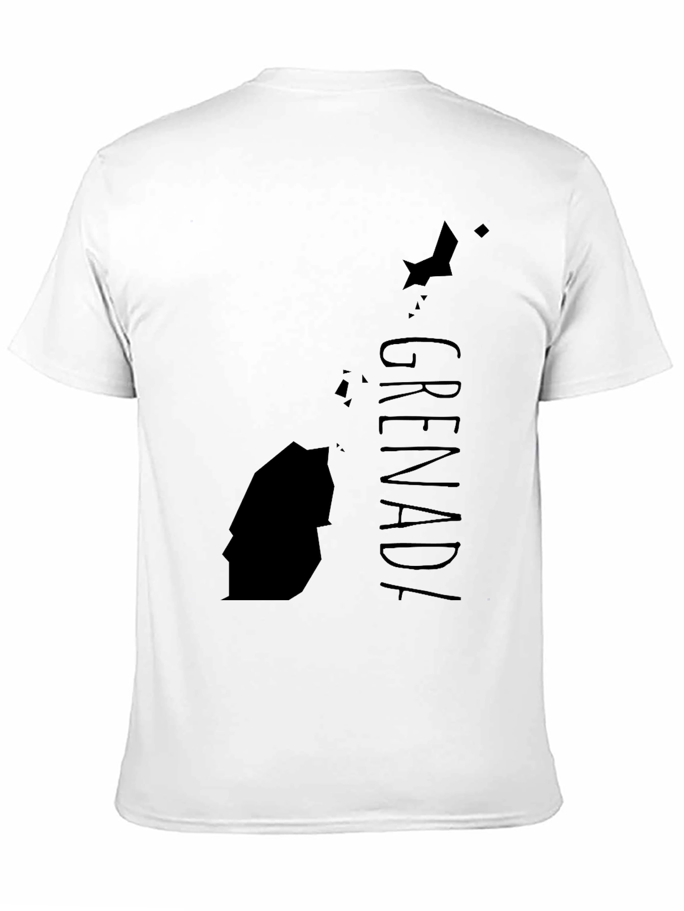 Grenada Map T-Shirt - Black Island Pride