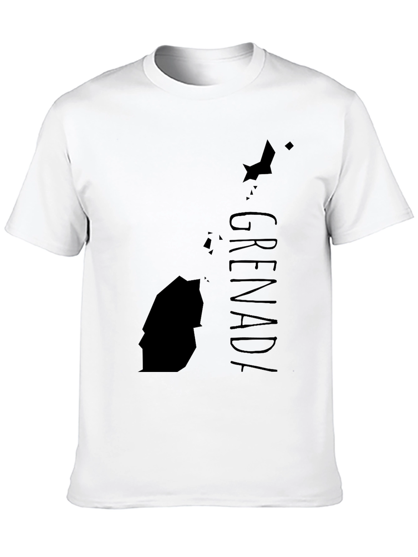 Grenada Map T-Shirt - Black Island Pride
