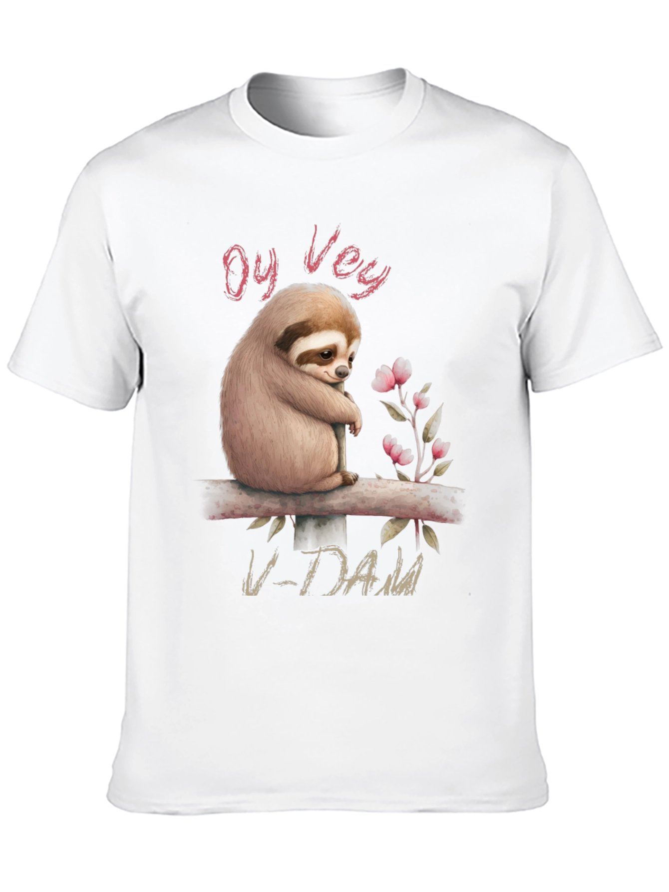 Oy Vey Sloth Graphic T-Shirt