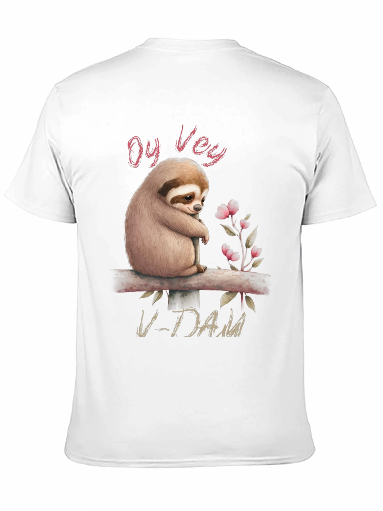 Oy Vey Sloth Graphic T-Shirt