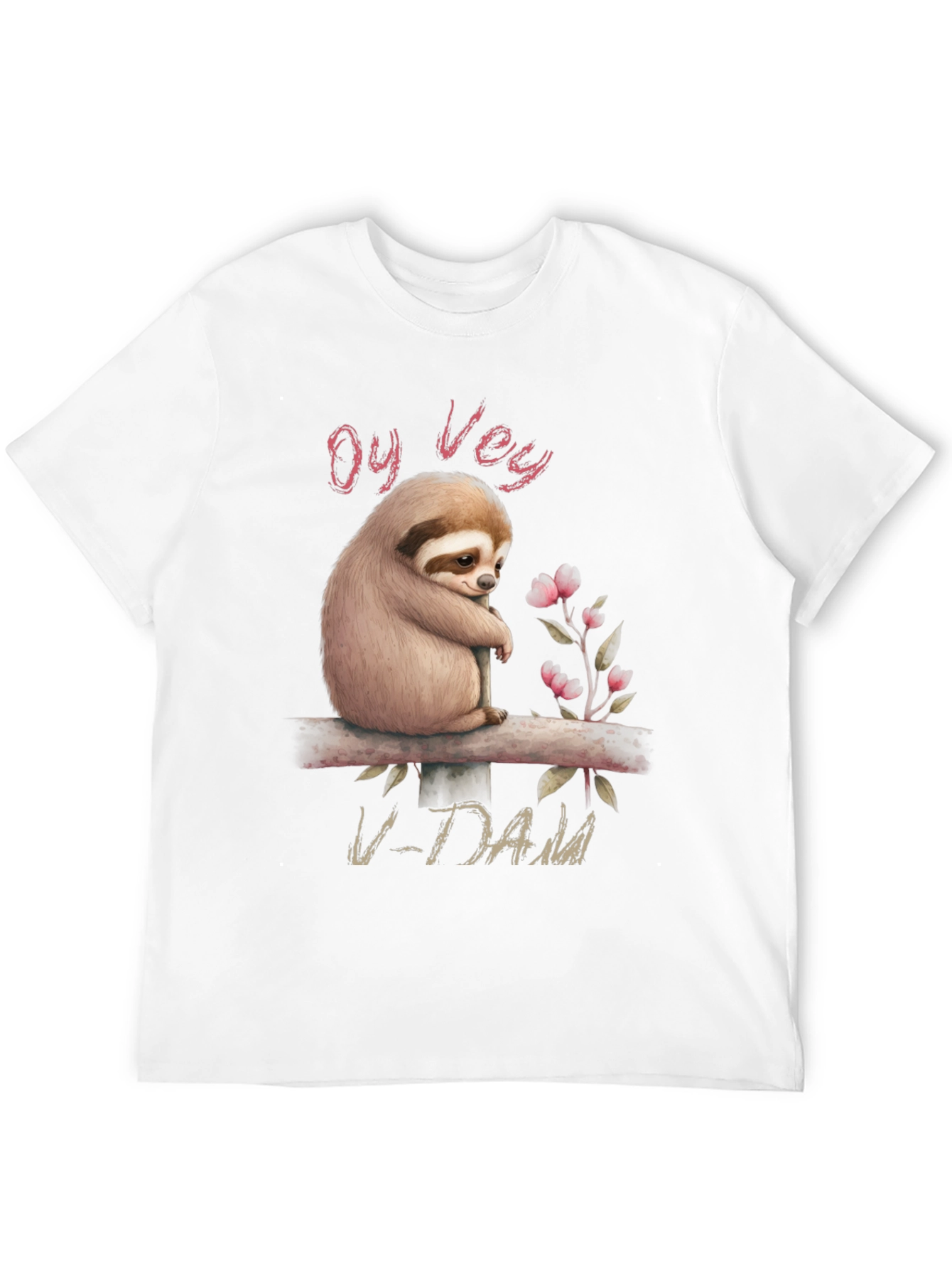 Oy Vey Sloth Graphic T-Shirt