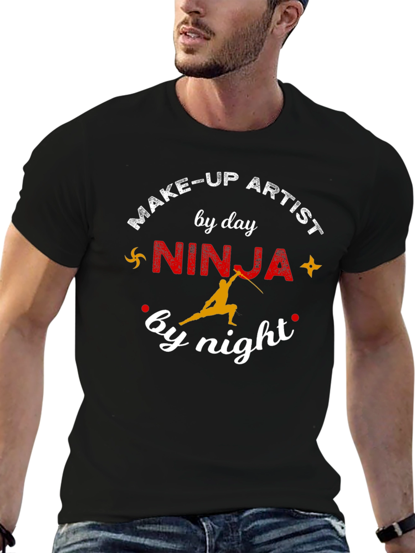 Make-up Artist Ninja T-Shirt - Funny Graphic Tee