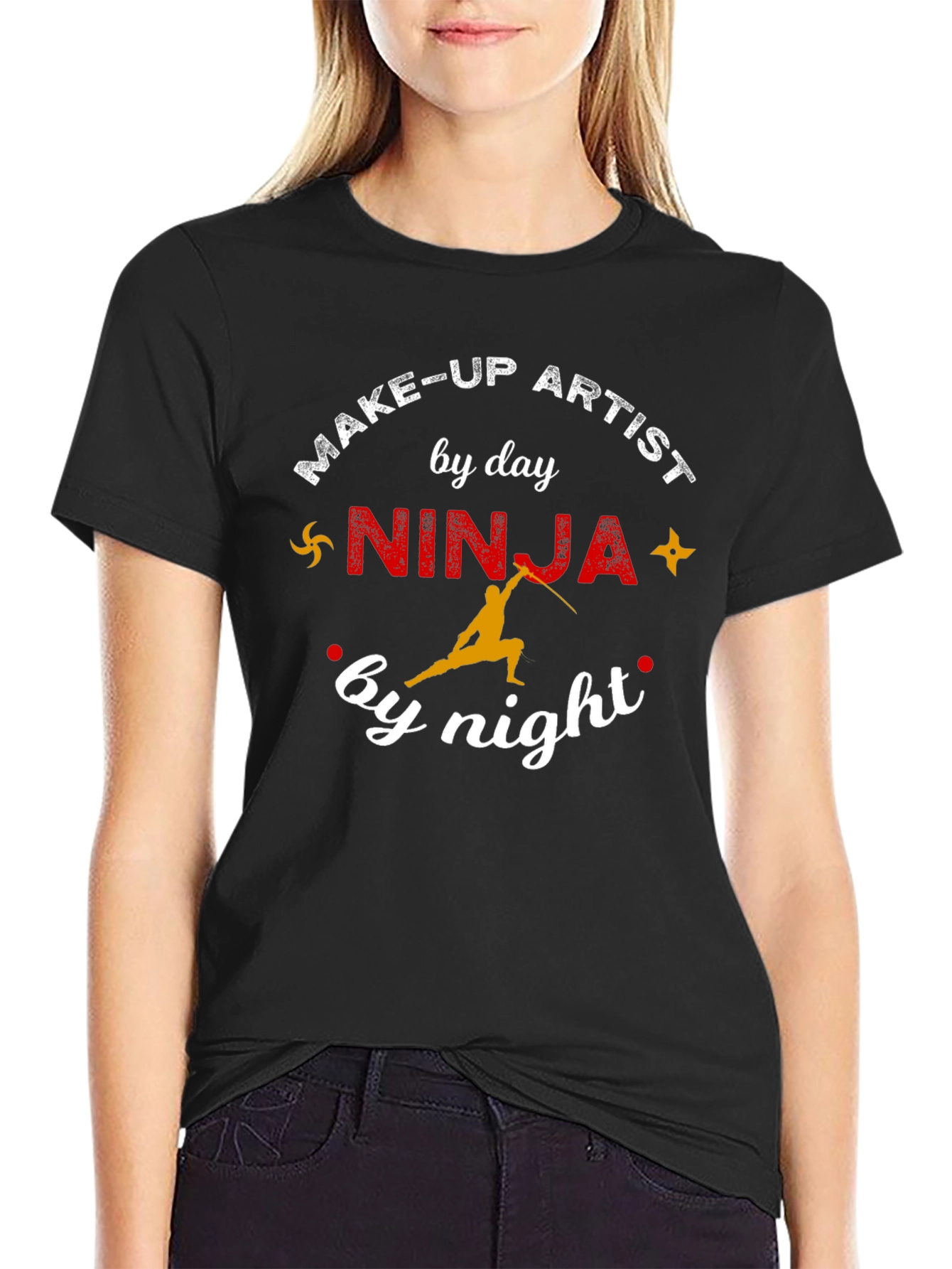 Make-up Artist Ninja T-Shirt - Funny Graphic Tee