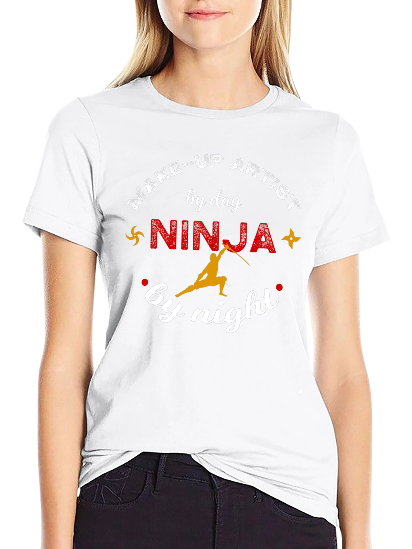 Make-up Artist Ninja T-Shirt - Funny Graphic Tee
