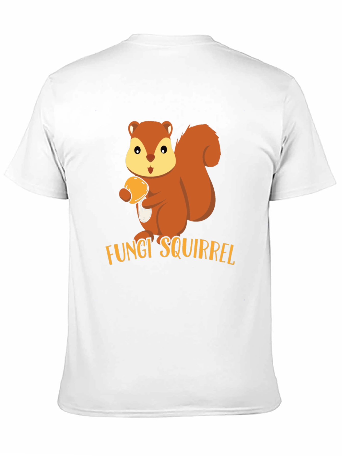 Fungi Squirrel T-Shirt - Cute Animal Graphic Tee