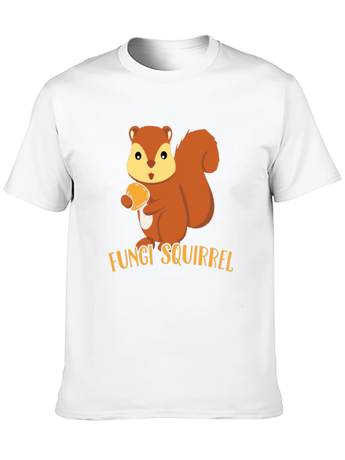 Fungi Squirrel T-Shirt - Cute Animal Graphic Tee