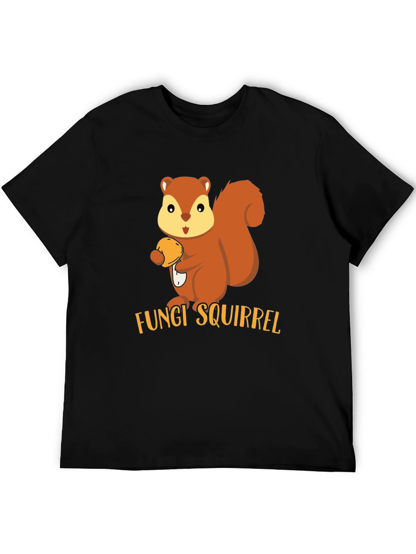 Fungi Squirrel T-Shirt - Cute Animal Graphic Tee
