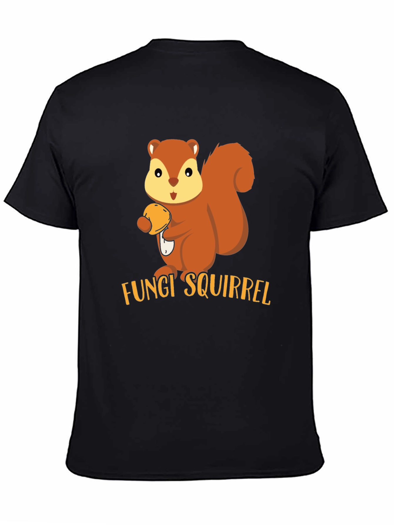 Fungi Squirrel T-Shirt - Cute Animal Graphic Tee