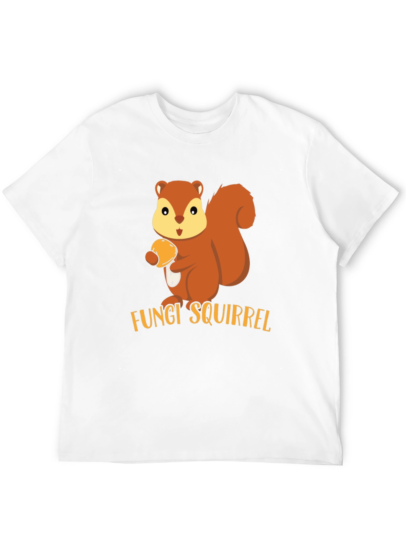 Fungi Squirrel T-Shirt - Cute Animal Graphic Tee