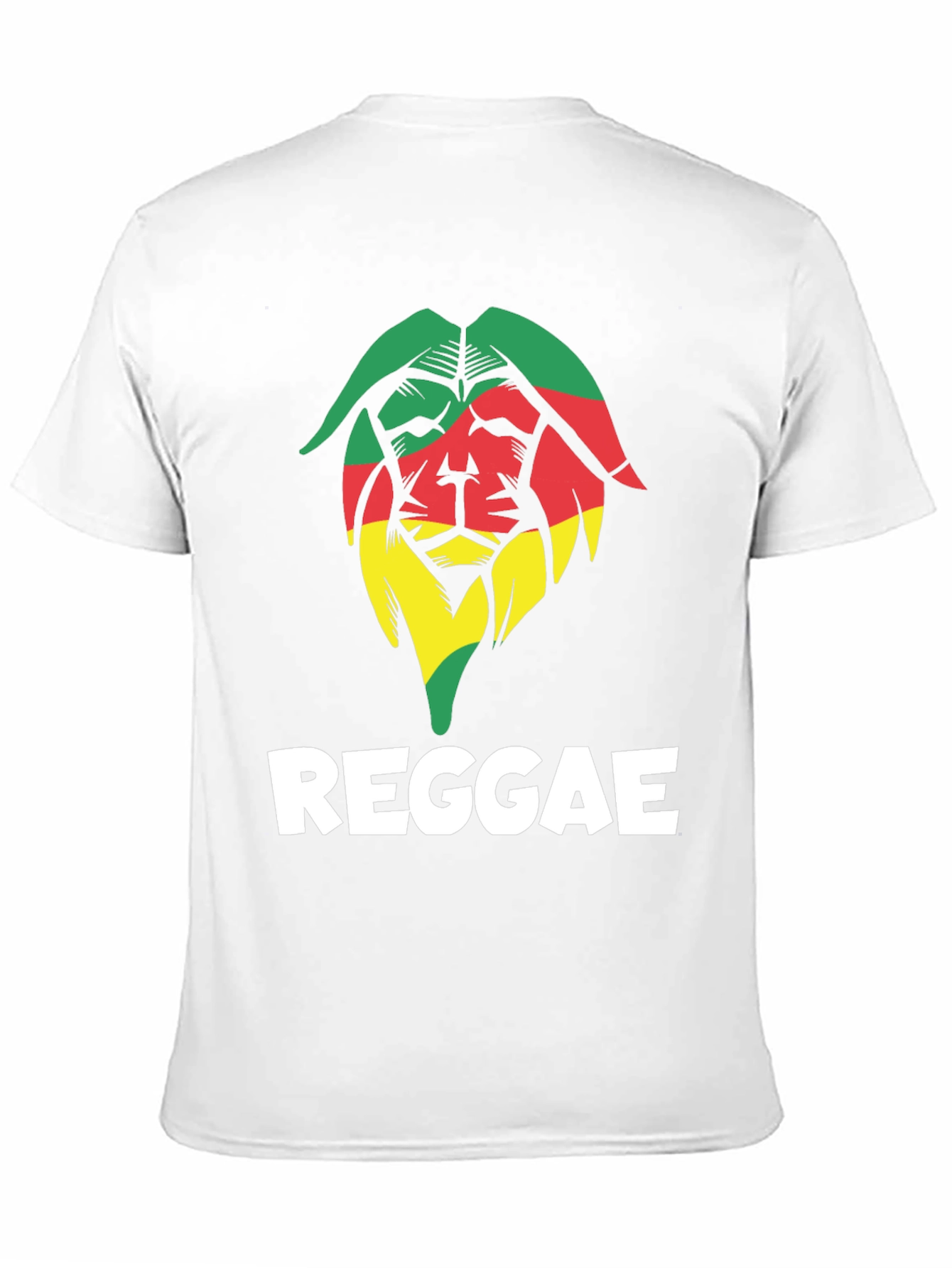 Reggae Lion Graphic Tee - Black Cotton T-Shirt