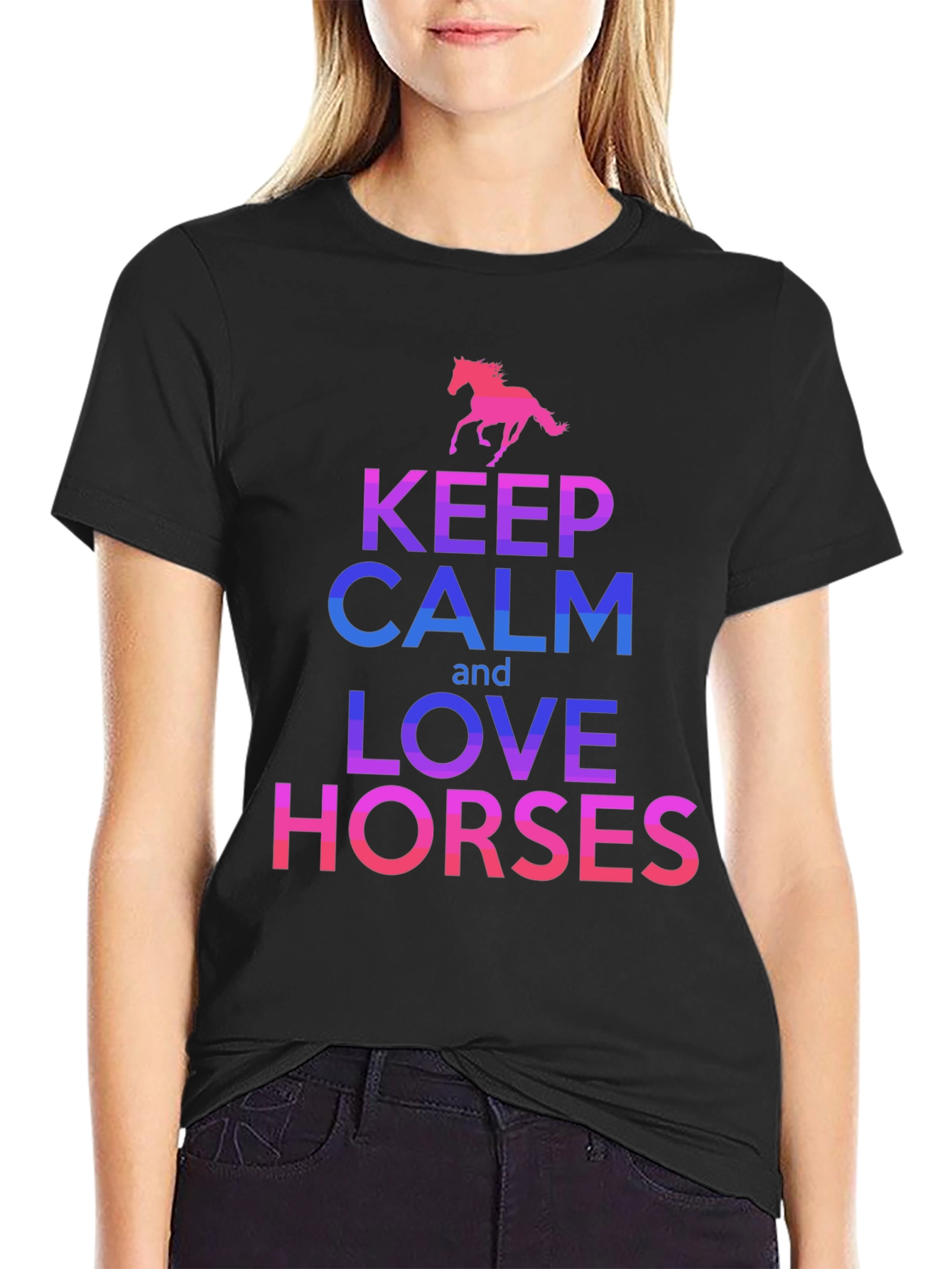 Keep Calm Love Horses T-Shirt