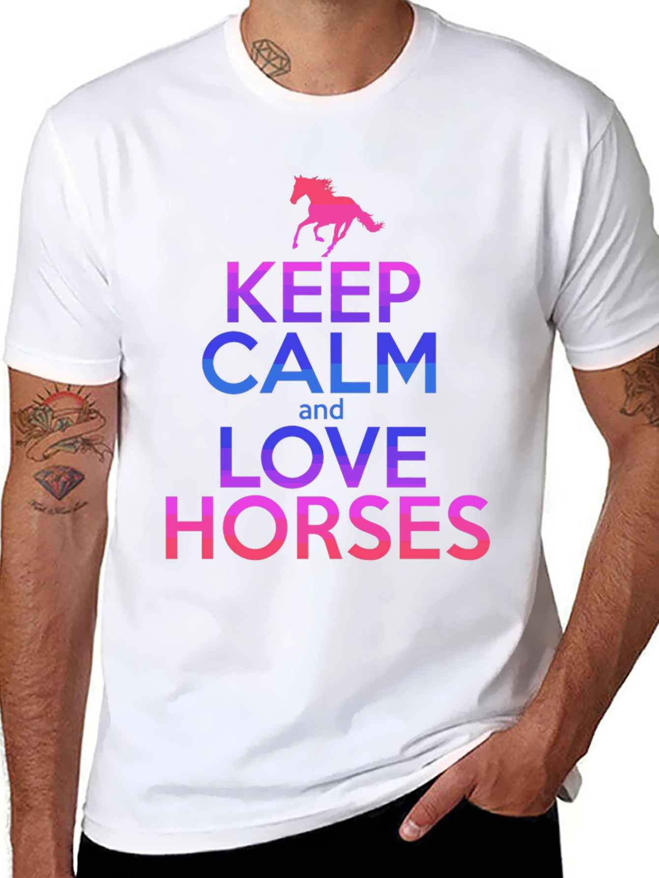 Keep Calm Love Horses T-Shirt