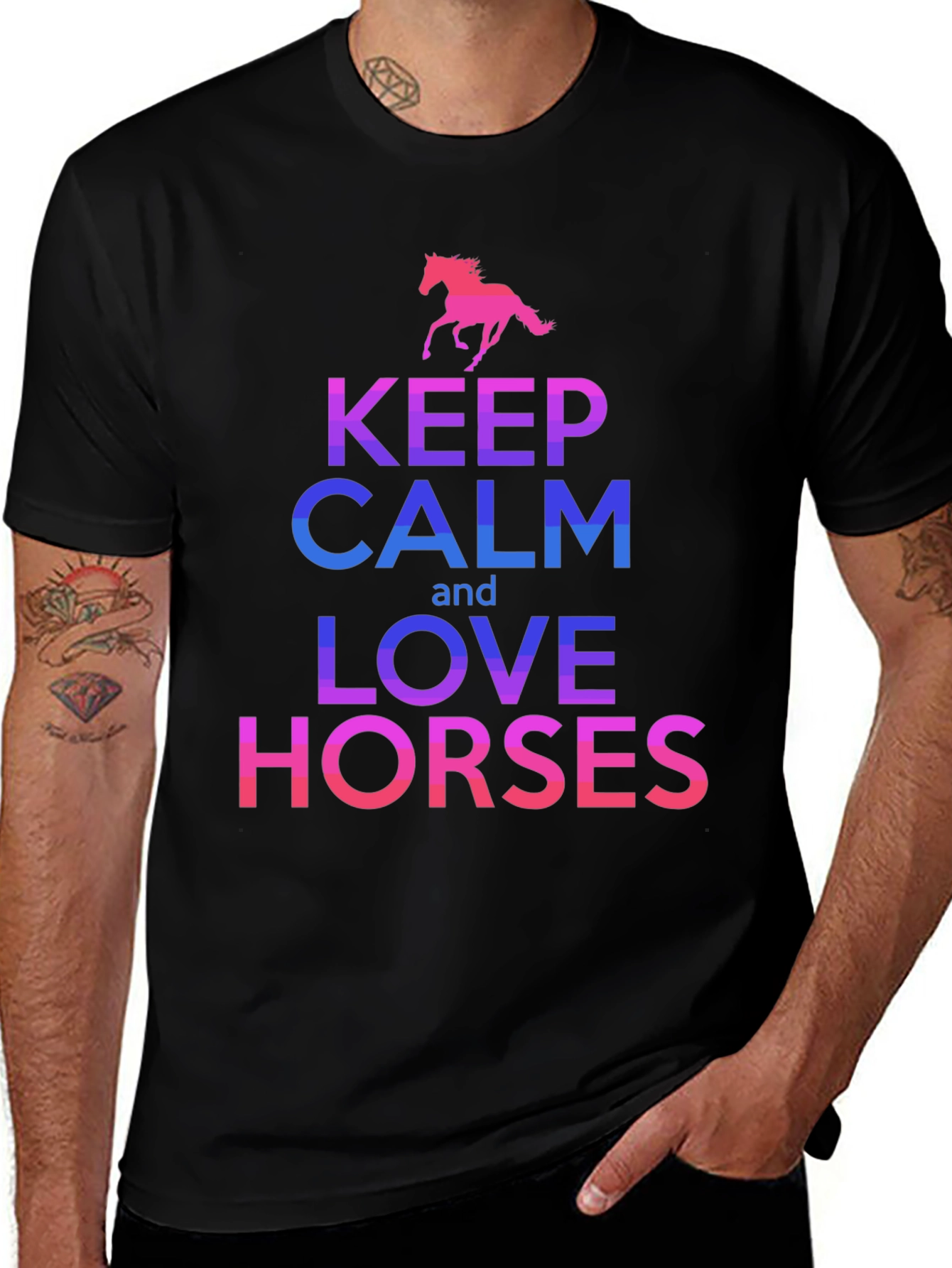 Keep Calm Love Horses T-Shirt