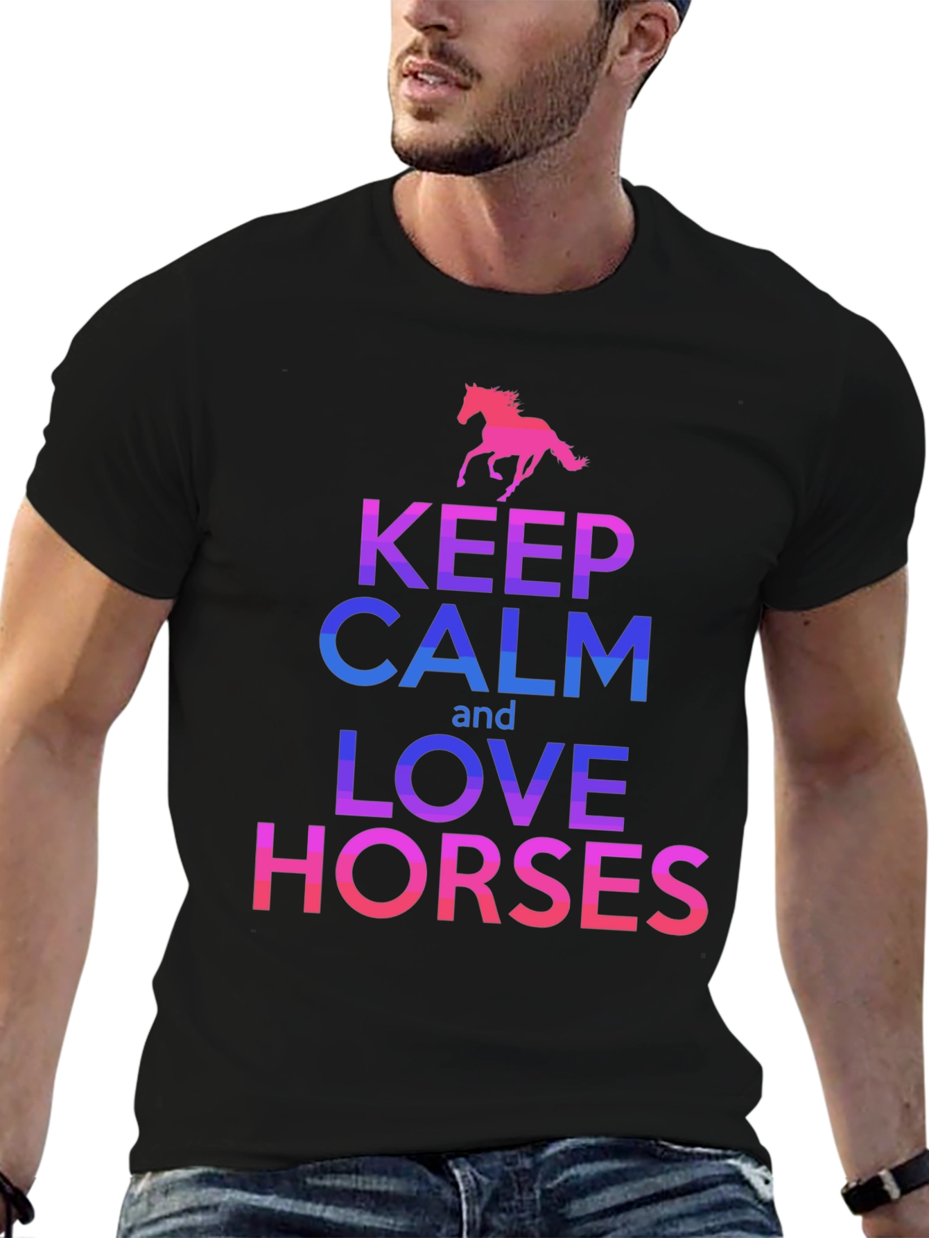 Keep Calm Love Horses T-Shirt