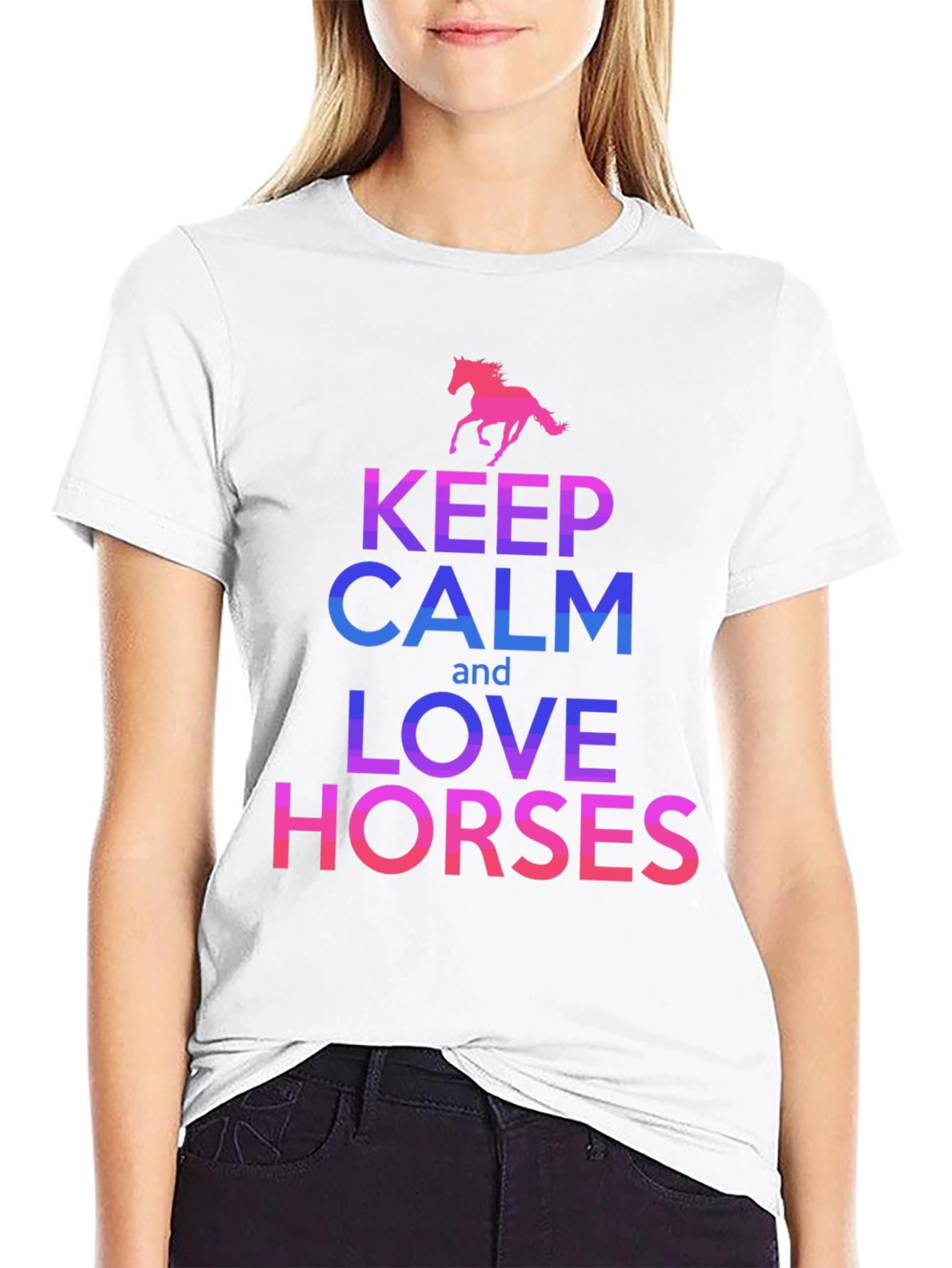 Keep Calm Love Horses T-Shirt