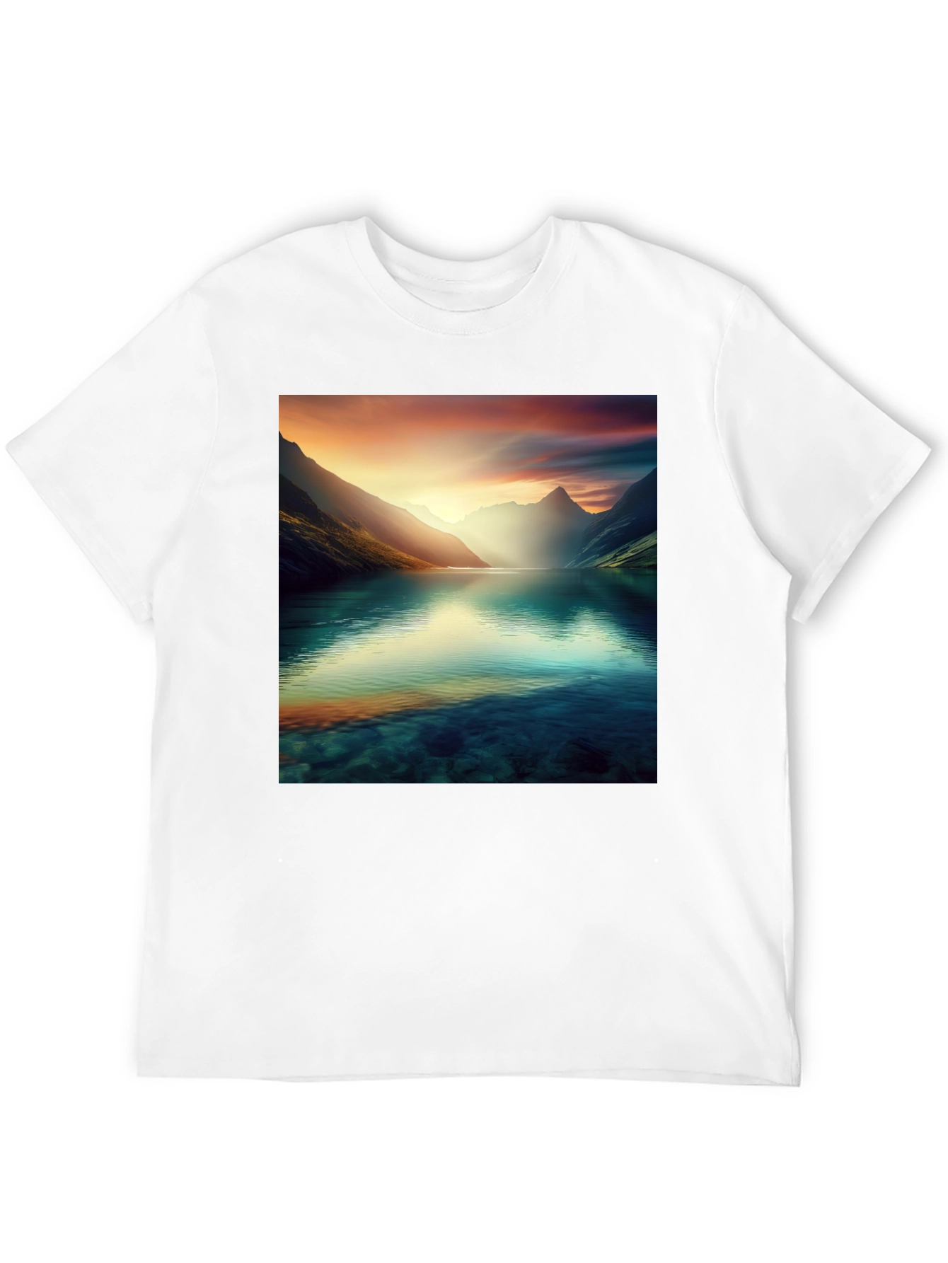 Scenic Mountain Lake T-Shirt